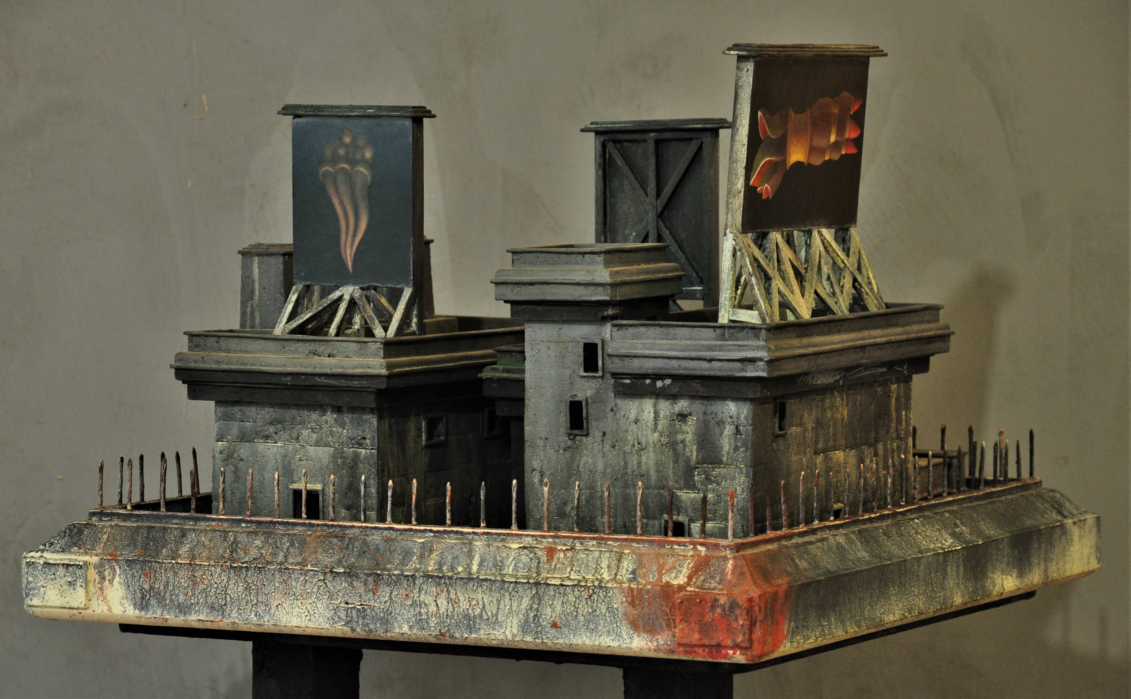 Stuart Elliott, Calmort (detail), 2022, mixed media, 127 x 52 x 52cm