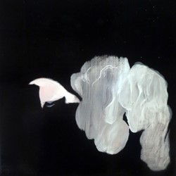 Paul Uhlmann, Bird (Smoke) II, 2022, oil on canvas, 41 x 36cm