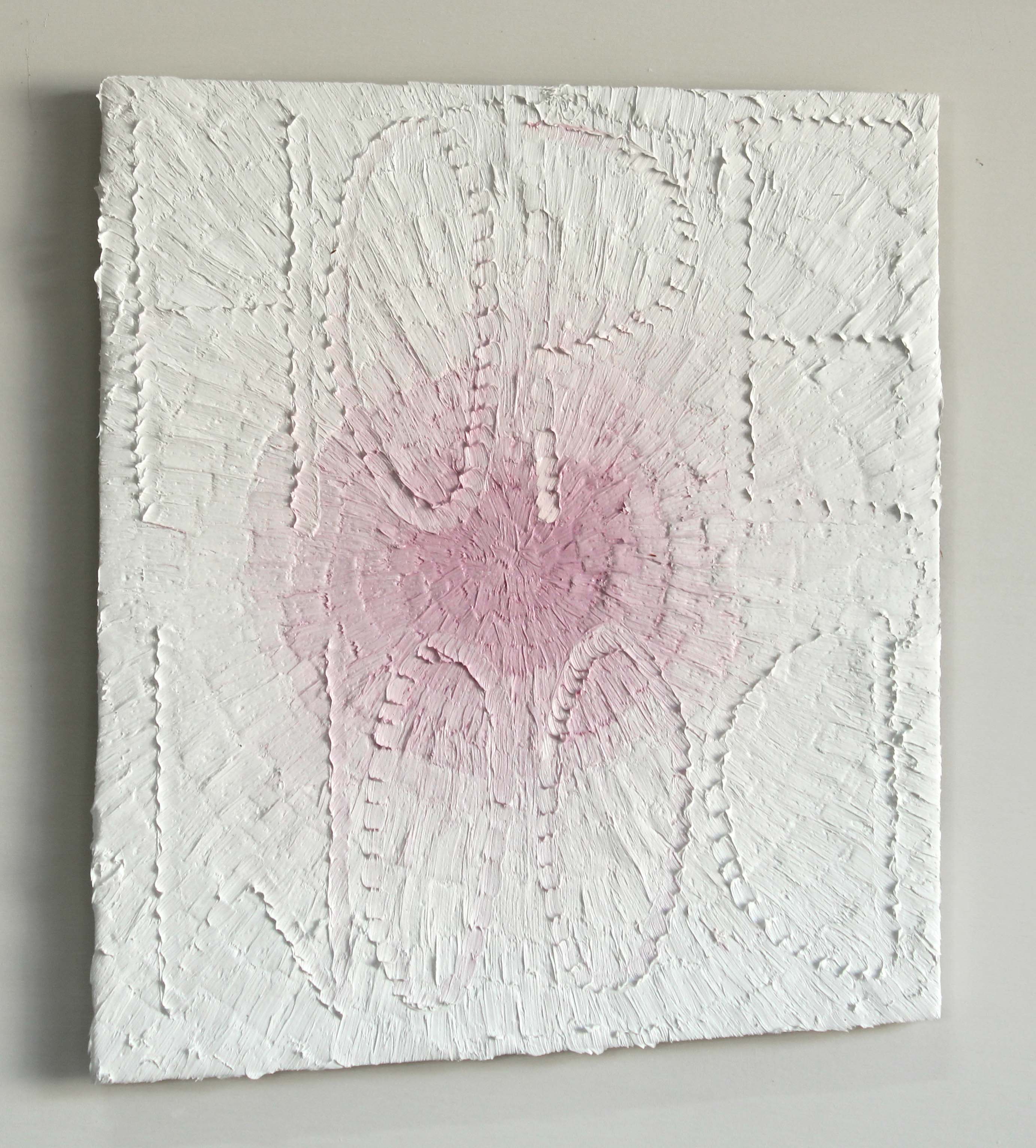 Tom Freeman, Hope, Doom, 2022, oil and acrylic on plywood with motorised turntable, 35 x 29cm