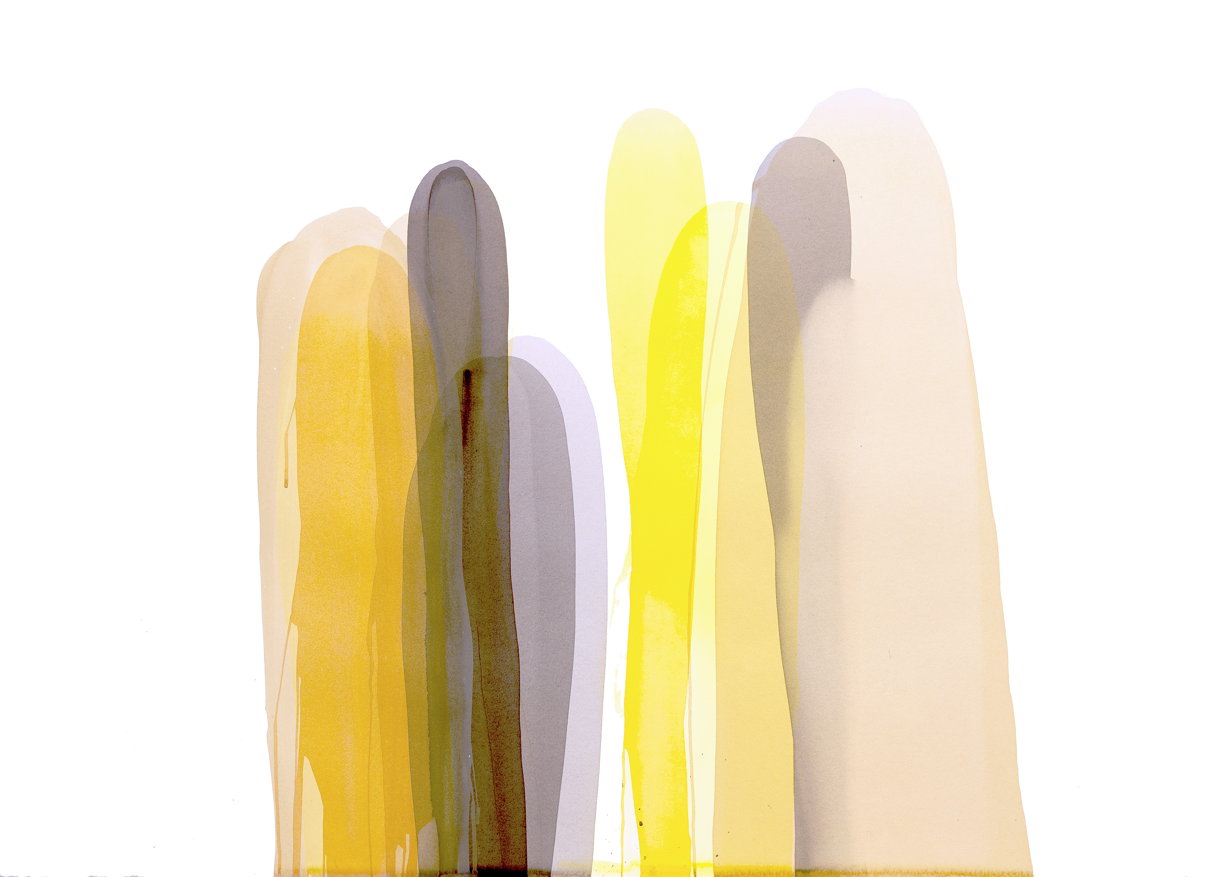 Penny Coss, Weathered  Pattern 4, 2022, acrylic on paper, 104 x 152cm