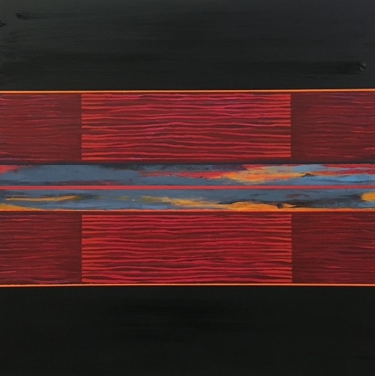 Jeremy Kirwan-Ward, Untitled 3, 2021, acrylic on board, 40 x 40cm