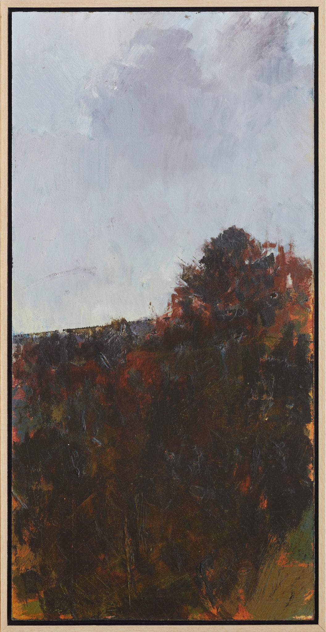 Merrick Belyea, Scarp 4, 2022, oil on board, 61 x 30cm