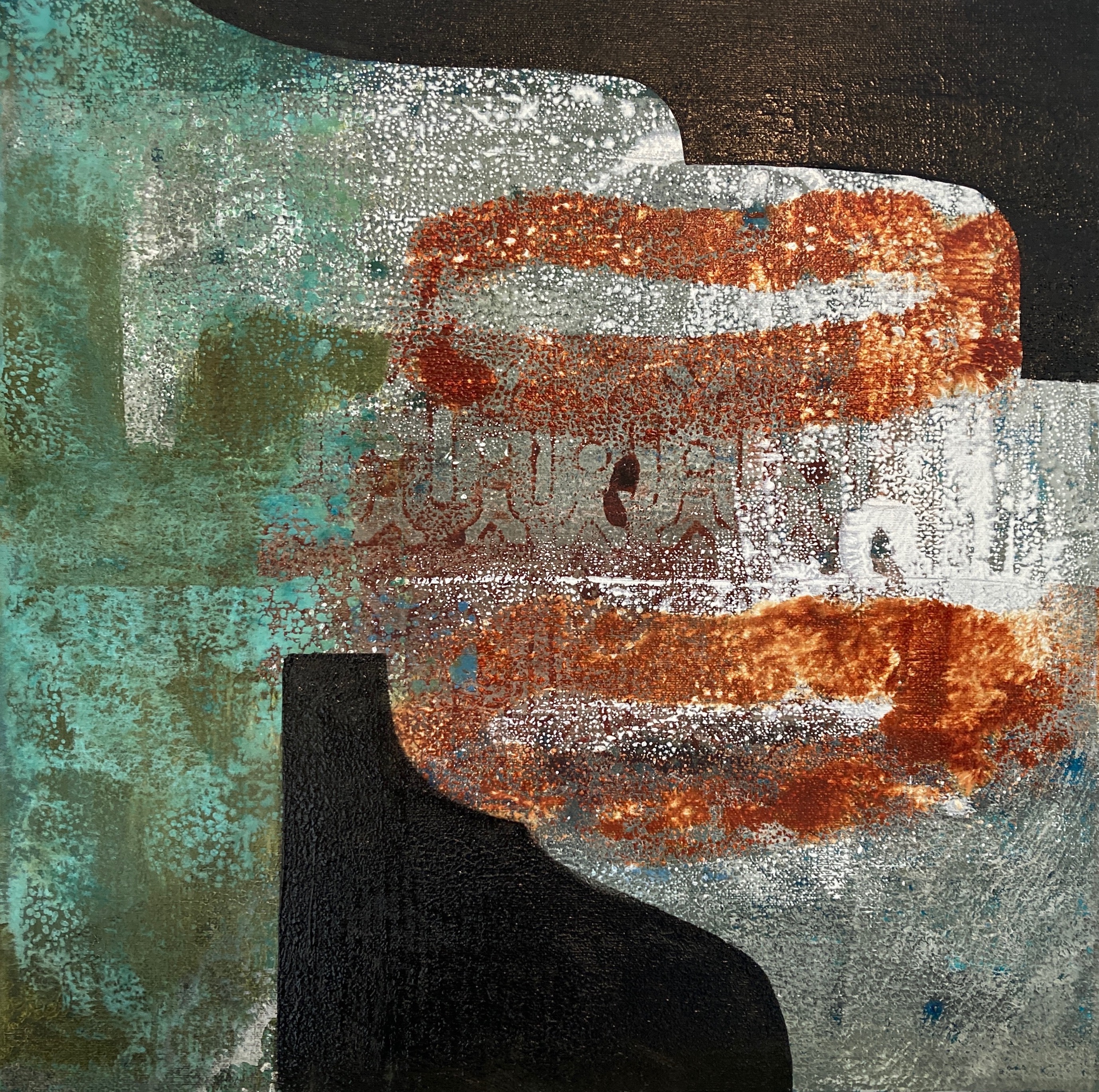 Jo Darbyshire, Nika, 2022, oil on canvas, 50 x 50cm