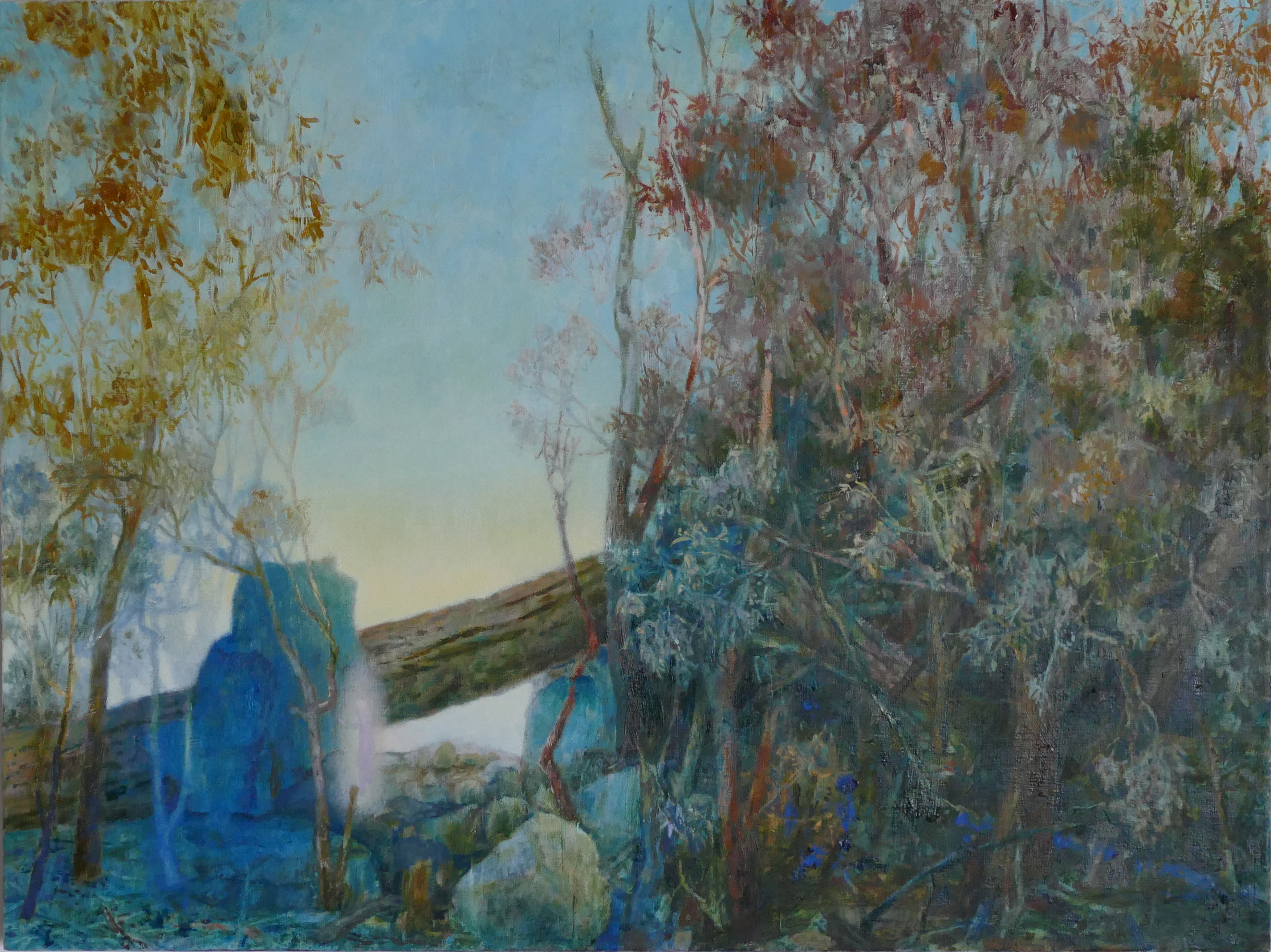 Gregory Pryor, The Pink Child, 2022, oil on linen, 60 x 80cm