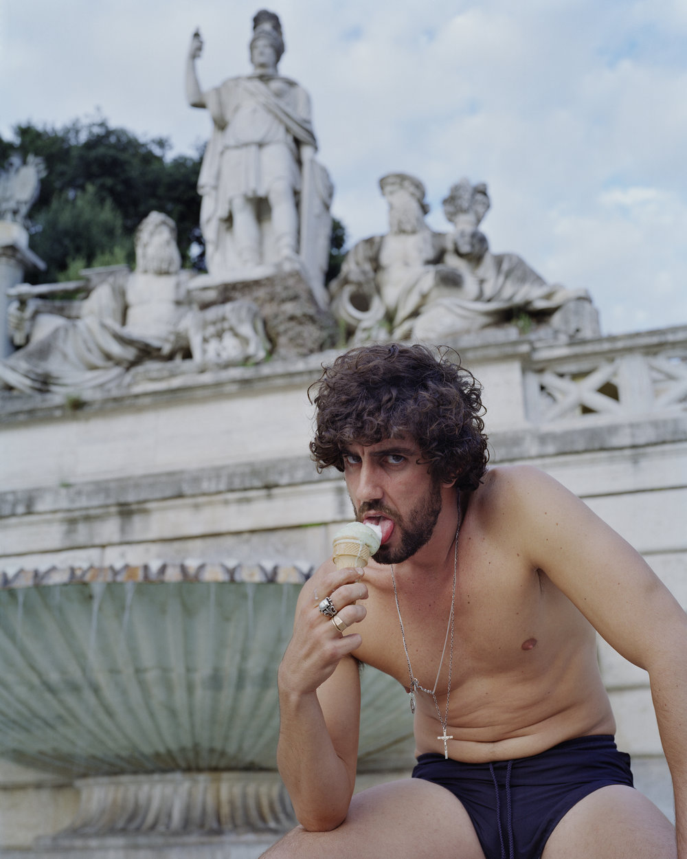 Andrew Nicholls, Mangia Gelato, 2015-2018, archival digital print, 150 x 120cm