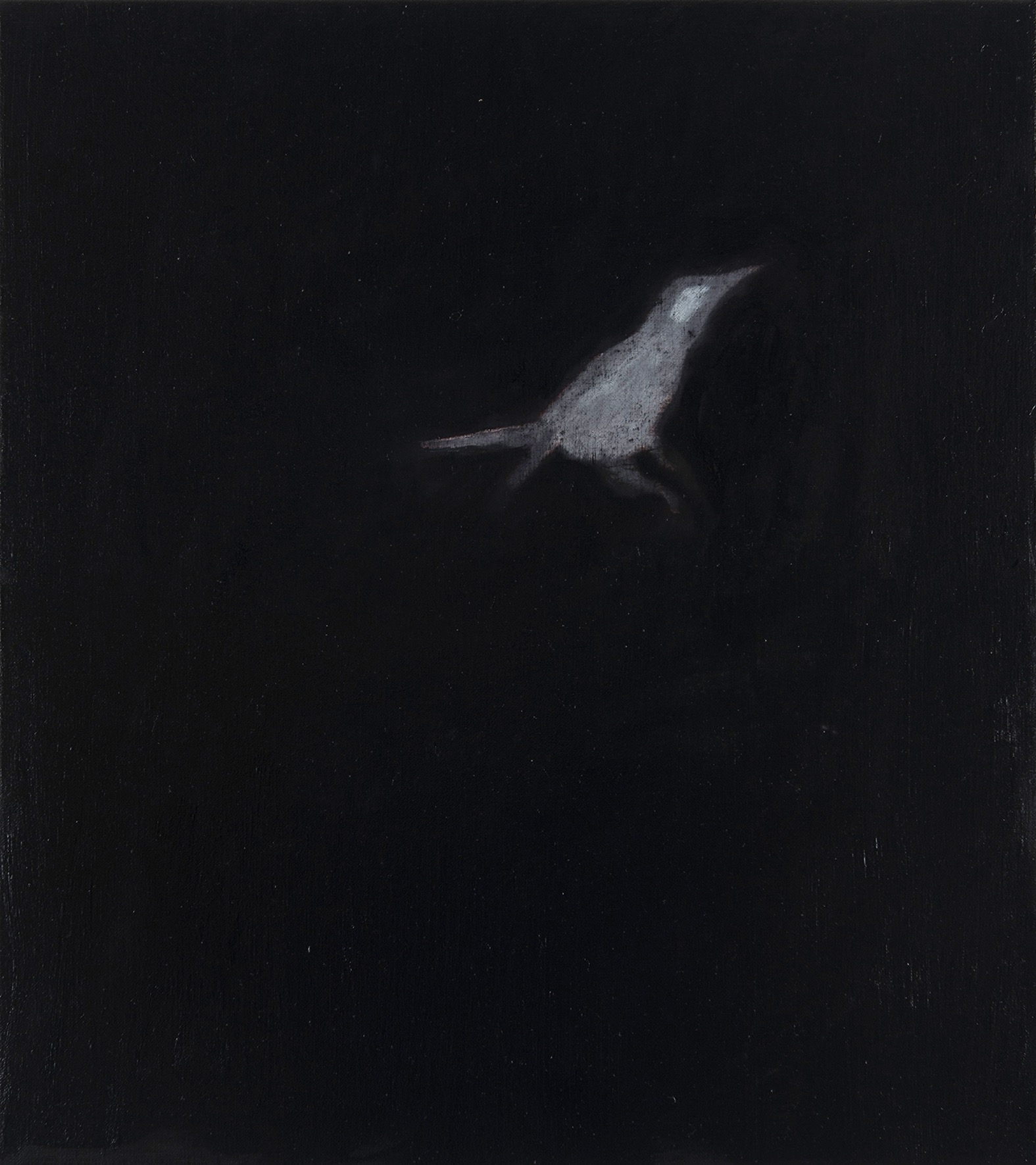 Paul Uhlmann, Everything is Movement, 2022, oil on canvas, 46 x 41cm