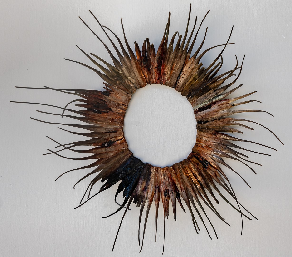 Sarah Elson, Jewels of the Crown Land 3, 2021, recycled silver and balga, 30 x 32 x 17cm