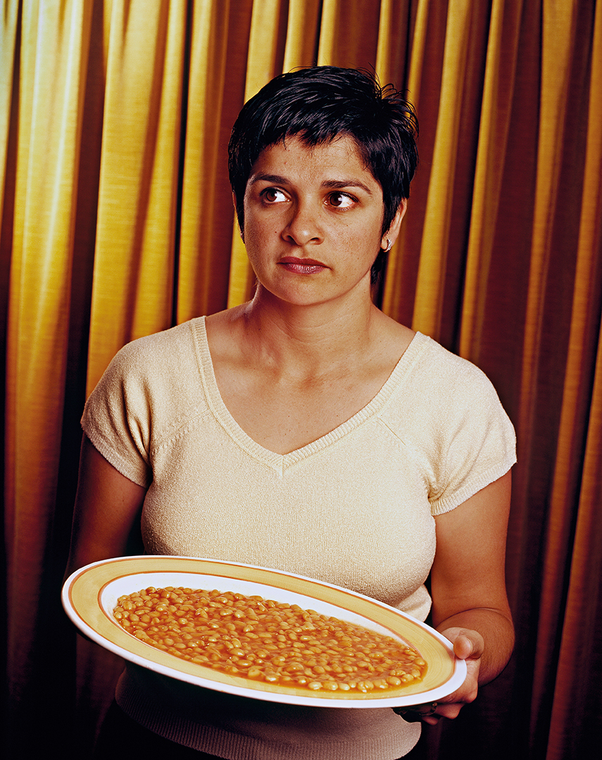 Toni Wilkinson, Tina with Baked Beans, 2003, archival digital print on Canson Photographique, 70 x 56cm, ed. 5