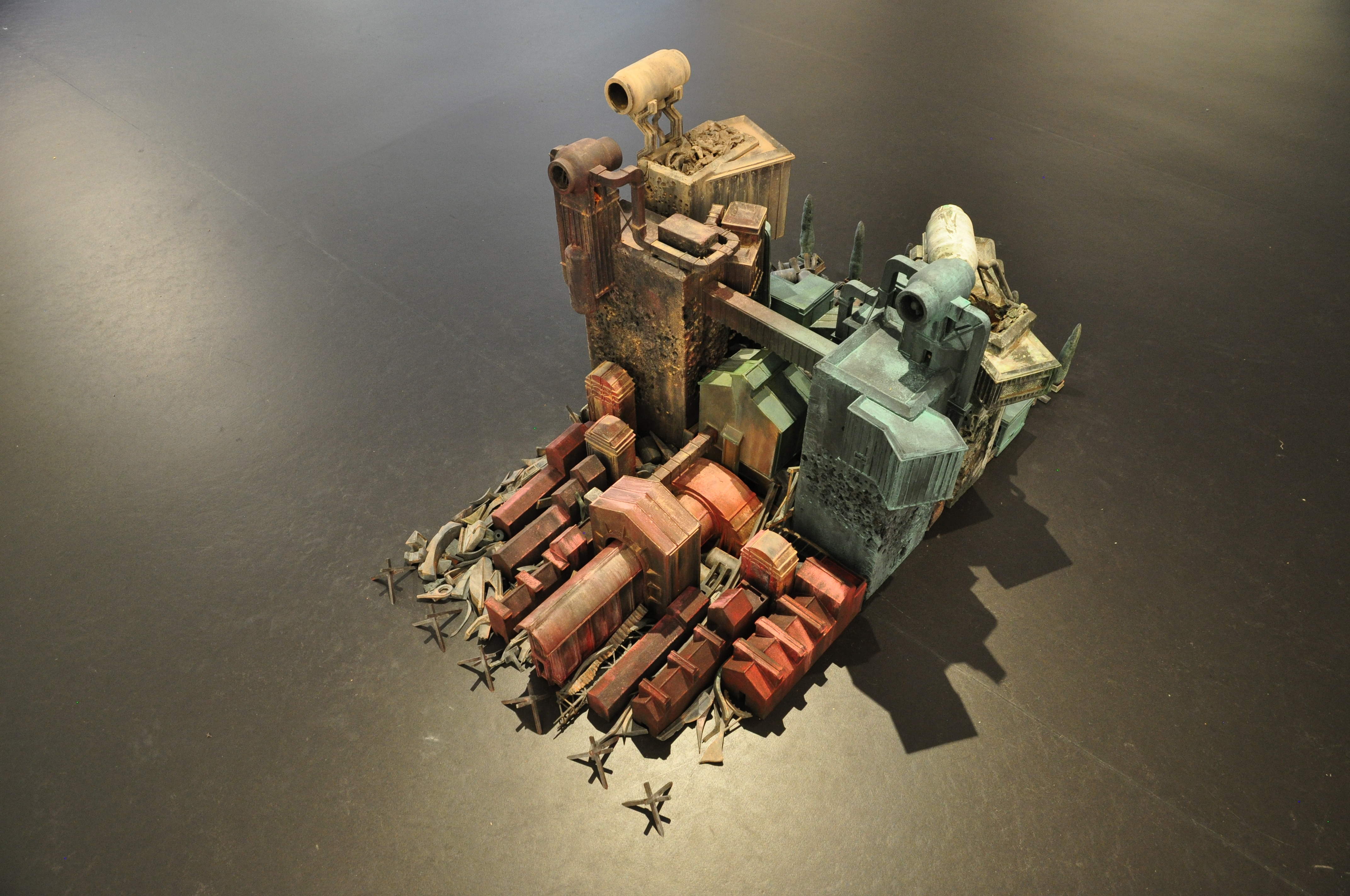 Stuart Elliott, Island, 2019, mixed media, 85 x 100 x 250cm