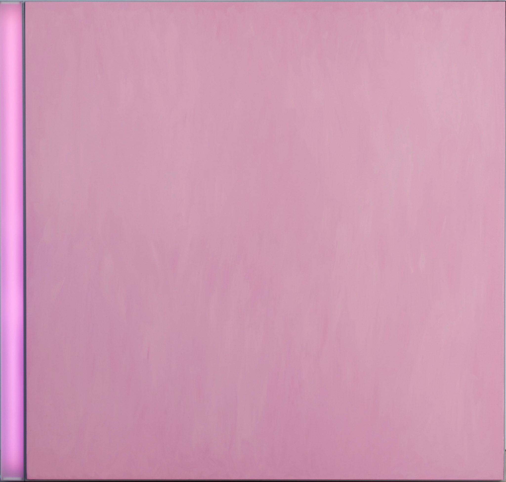 Jon Tarry, Kimberley Dawn, 2022, oil paint, aluminum, timber and lumina light, 100 x 107 x 9cm