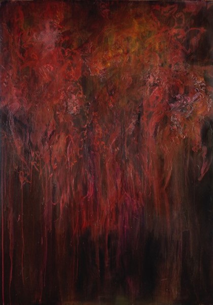 Angela Stewart, Nuance 2, 2022, oil on acrylic on board, 130.5 x 92.5cm