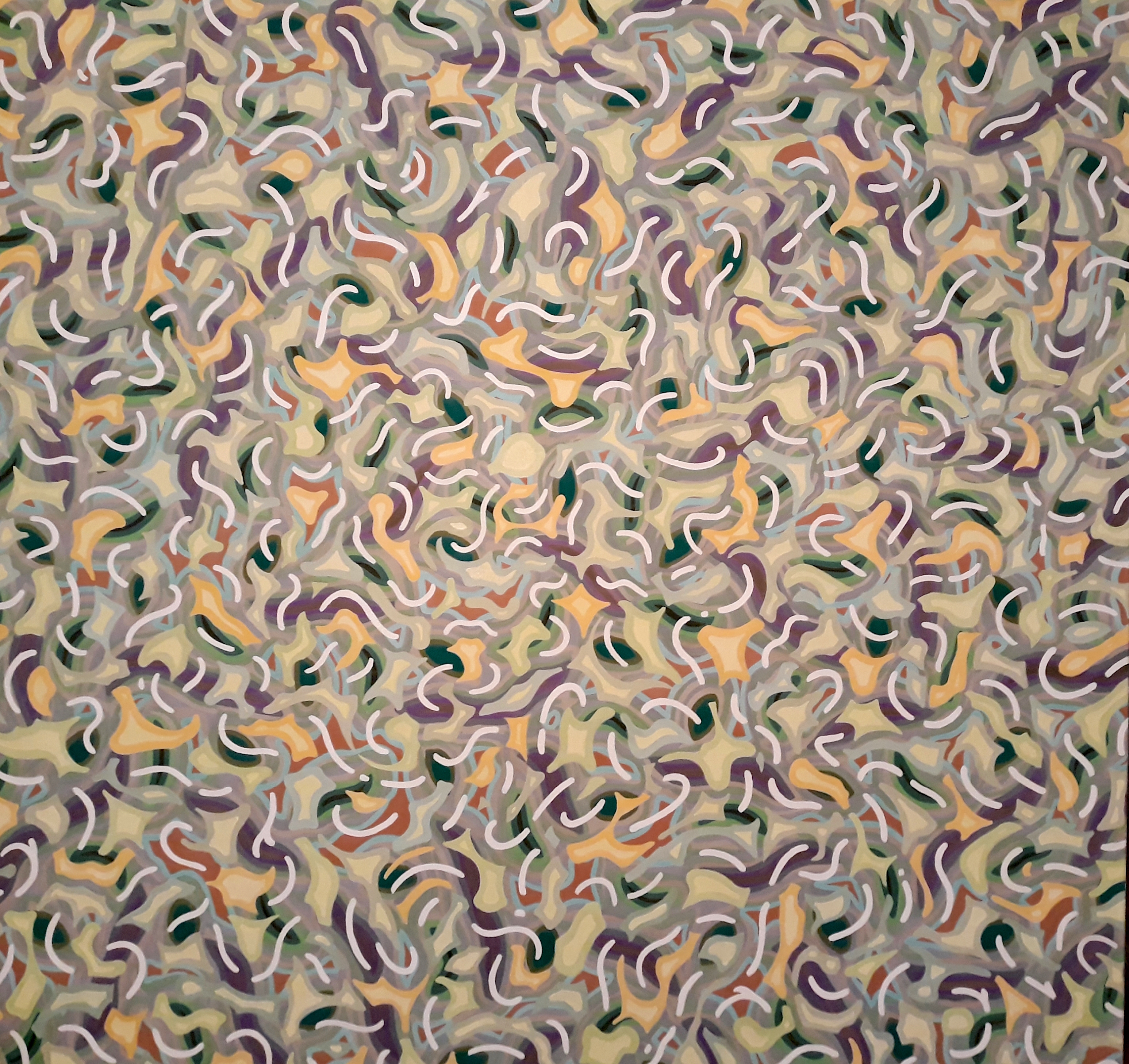 Cathy Blanchflower, Myria VII, 2019, oil on canvas, 148 x 148cm