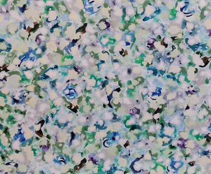 Cathy Blanchflower, Lithic IX, 2023, oil on canvas, 122 x 122cm