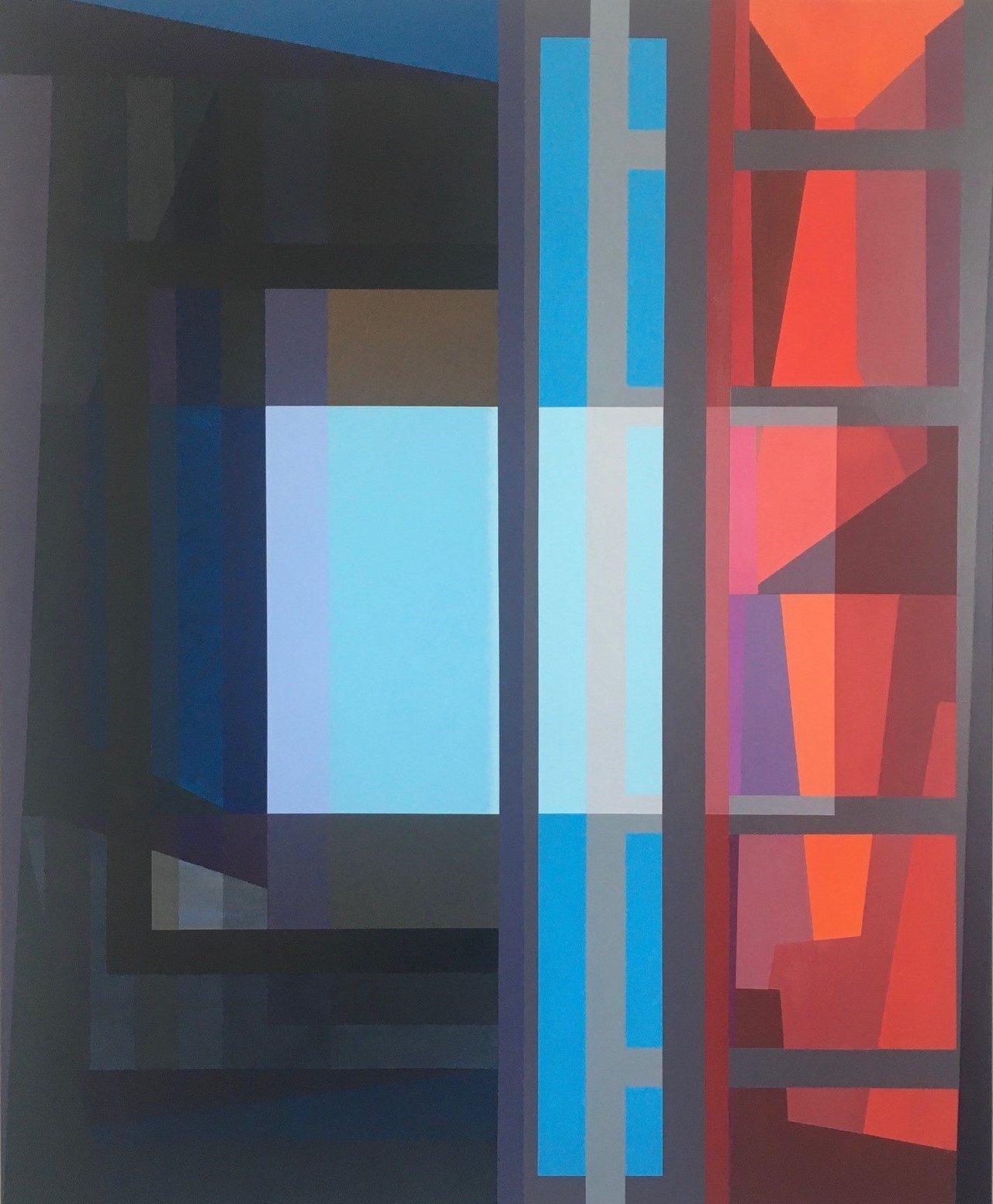 Jeremy Kirwan-Ward, Little Majestic #2/23, 2023, acrylic on canvas, 137 x 112cm