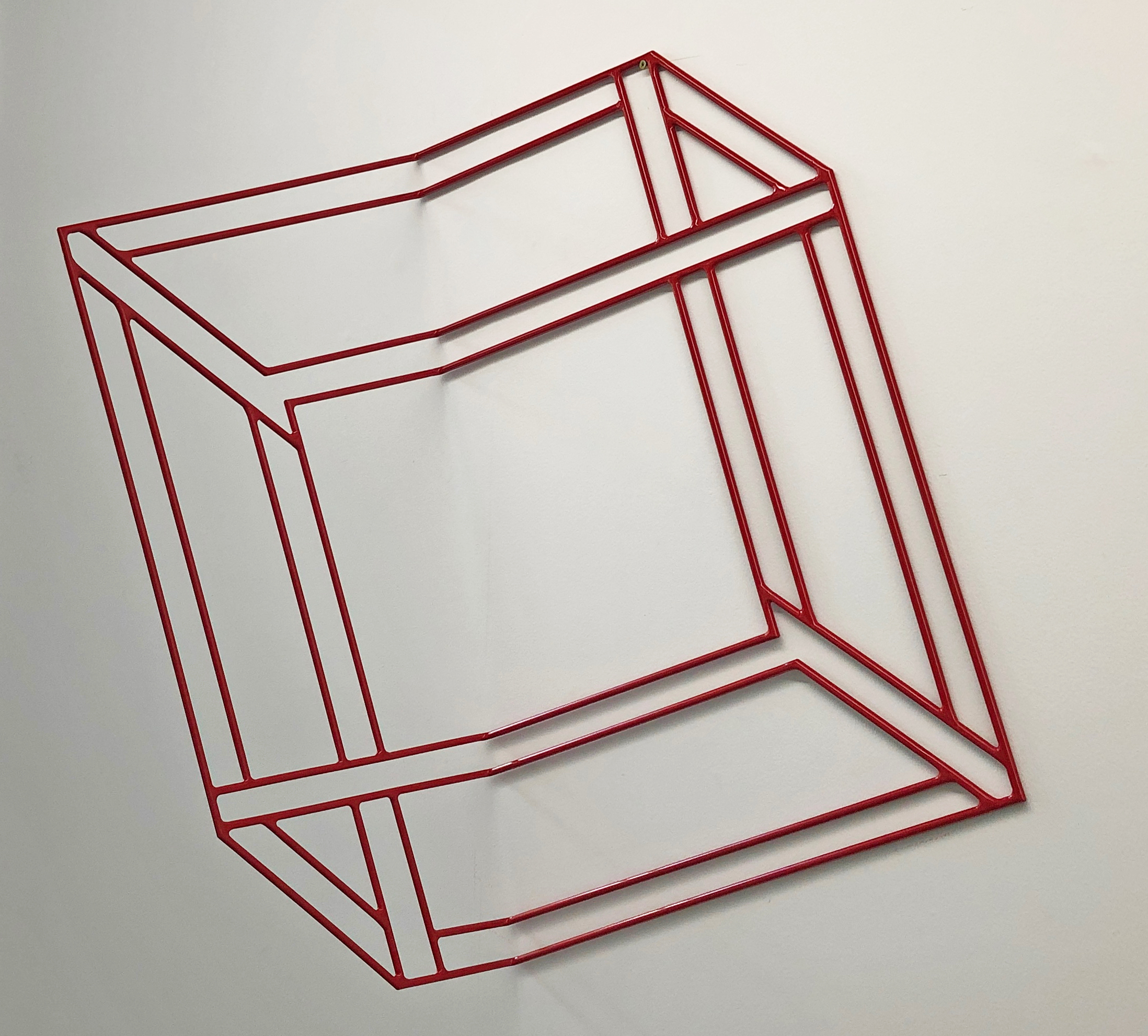 Jennifer Cochrane, Impossible Shadow #22, 2019, powder coated steel, 64 x 90 x 47cm