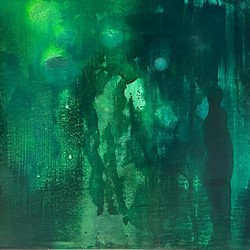 Jo Darbyshire, The Sea #3, 2022, oil on canvas, 50 x 50cm