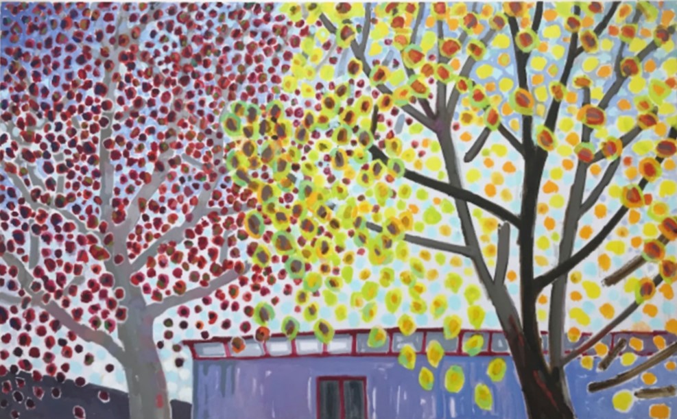 Jane Martin, Garden Painting 4, 2022, oil on canvas, 91 x 122cm