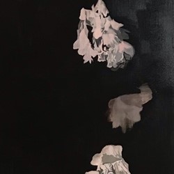 Paul Uhlmann, Vanitas, 2023, oil on canvas, 183 x 91.5cm