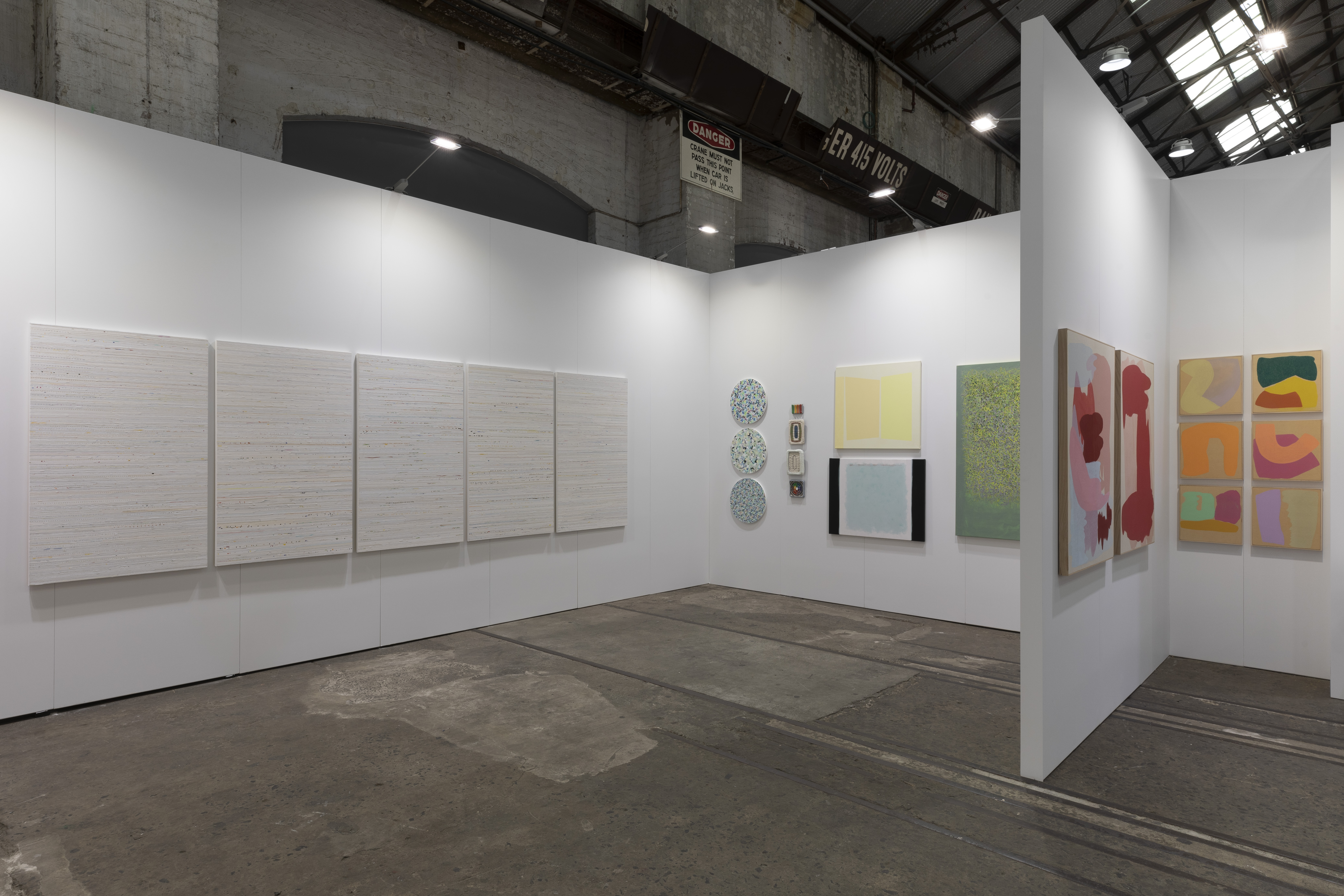 Sydney Contemporary 2023. Eveline Kotai, Cathy Blanchflower, Andre Lipscombe, Trevor Vickers, Michele Theunissen, Giles Hohnen. Photo Jess Maurer