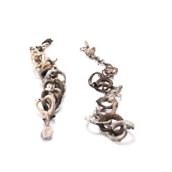 Sarah Elson, Carnivorous Chains, 2016-2023, repurposed silver jewellery