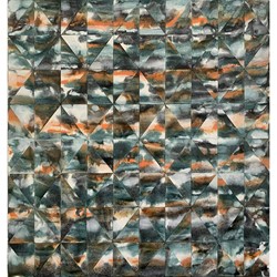 Alex Spremberg, Duets #6, 2023, enamel on wood, 120 x 90cm