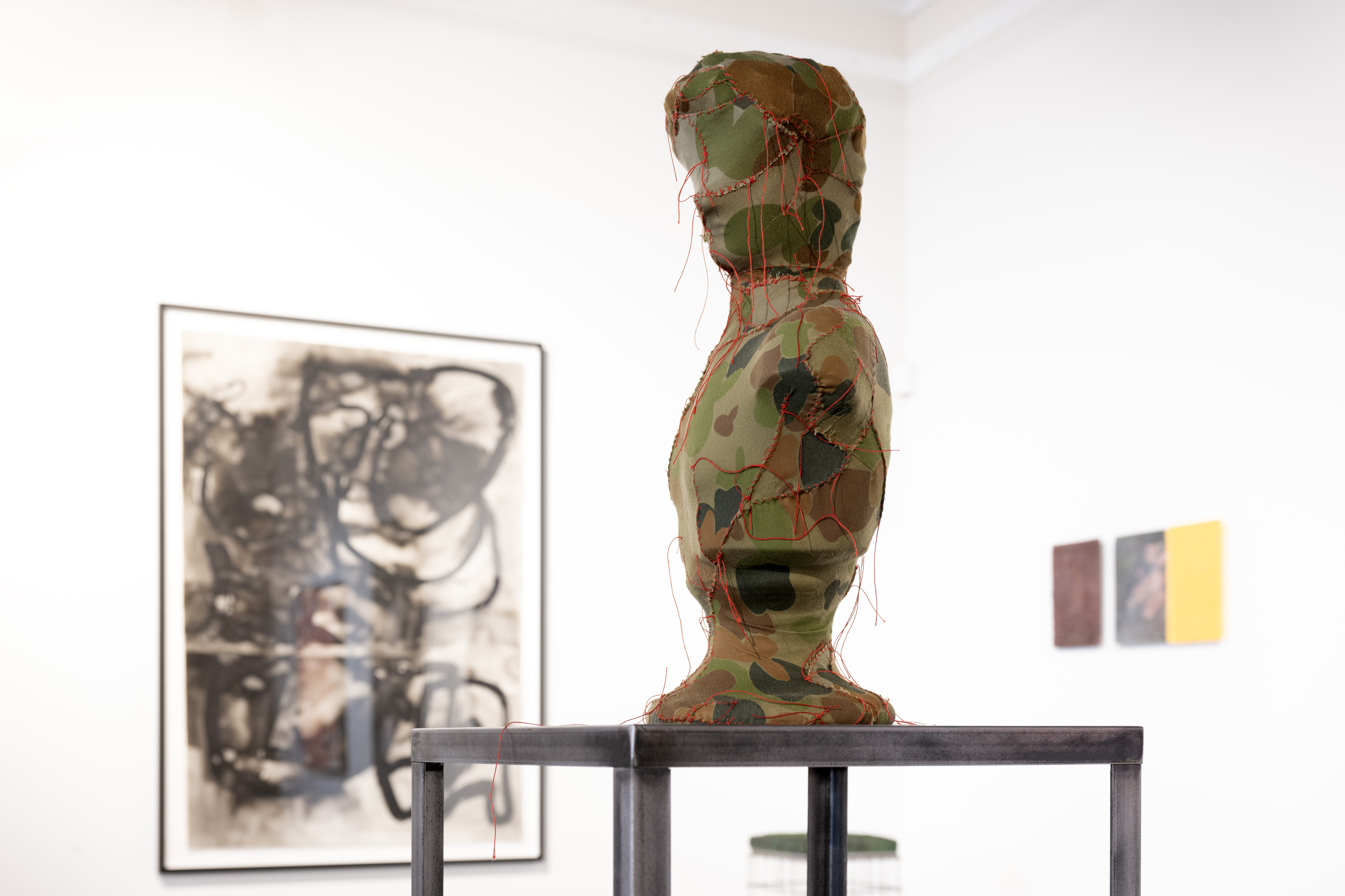 Olga Cironis, Angry Gods #3, 2023, mixed media (with Vanessa Russ and Andre Lipscombe). Photo David Dare Parker