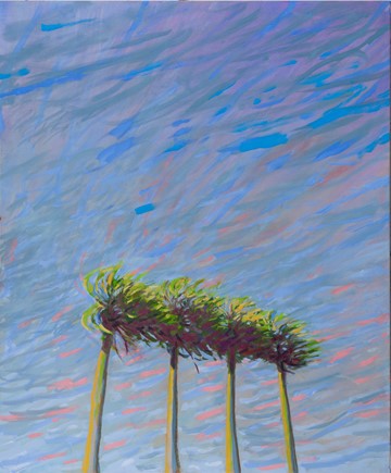 George Haynes, The Southerly, 2024, oil on canvas, 96.5 x 117cm