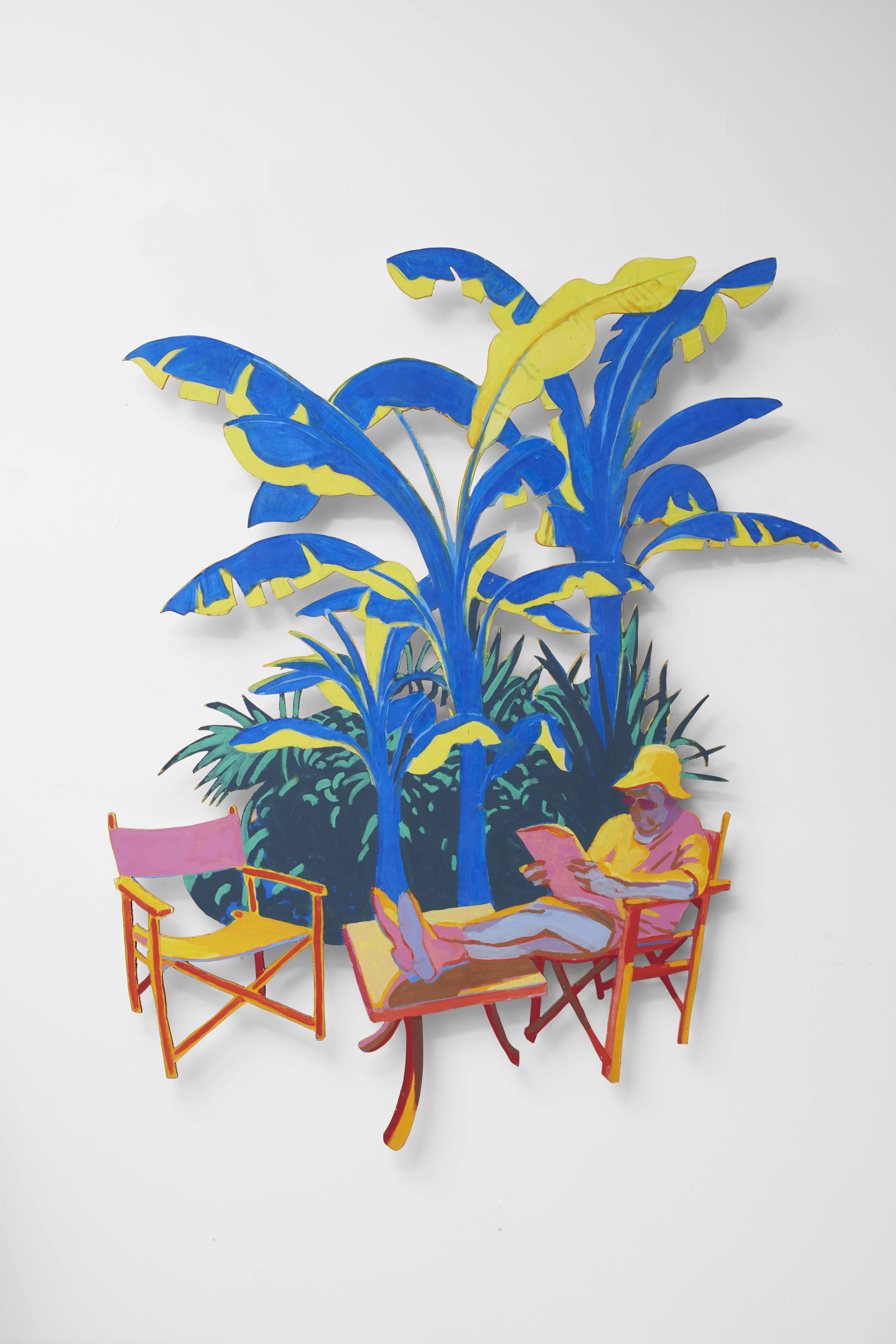 George Haynes, A Garden of Delights, The Journal, 1996, oil on board, 142 x 120cm