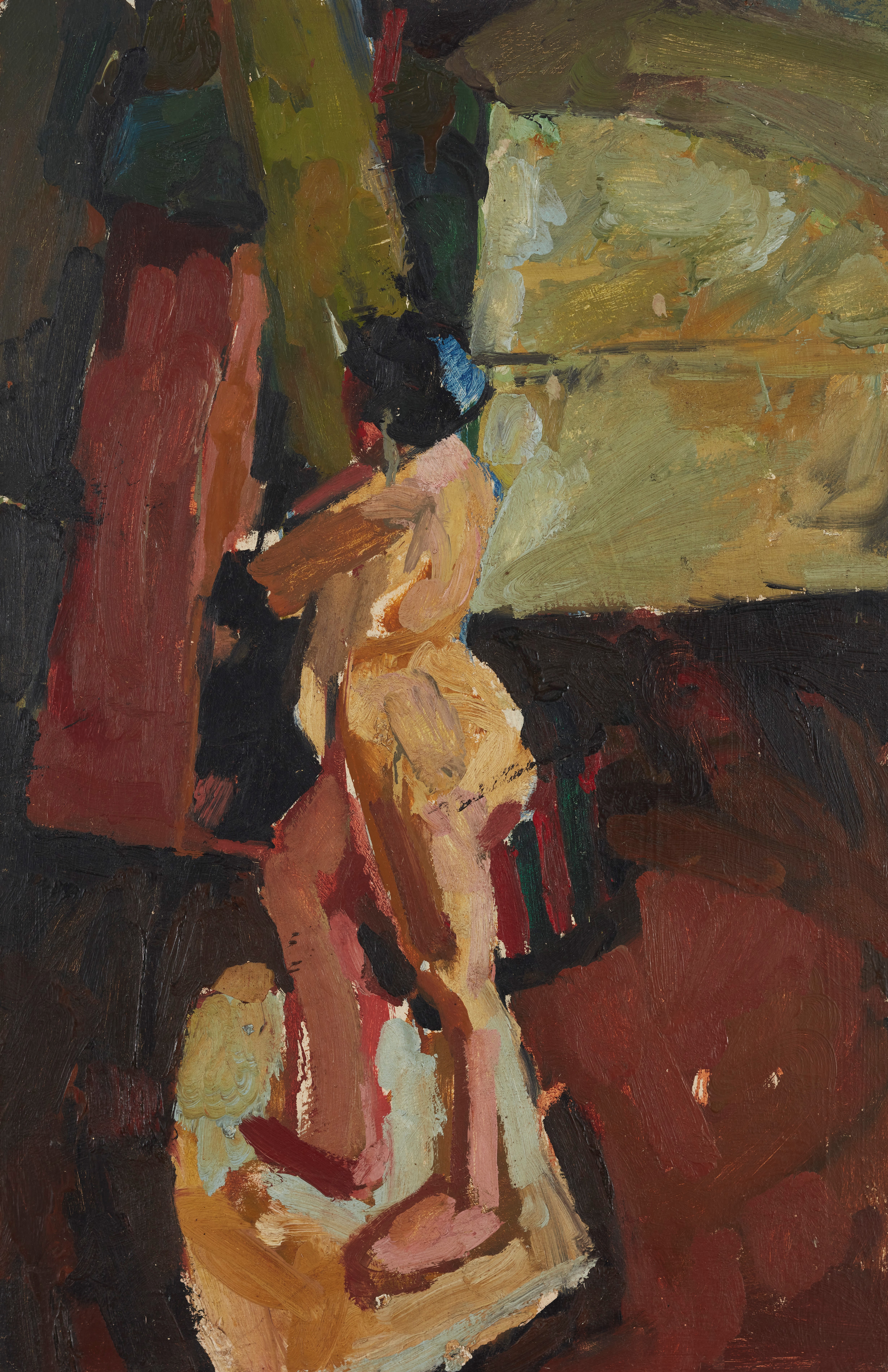 George Haynes, Untitled, c.1960, acrylic on board, 61 x 40cm