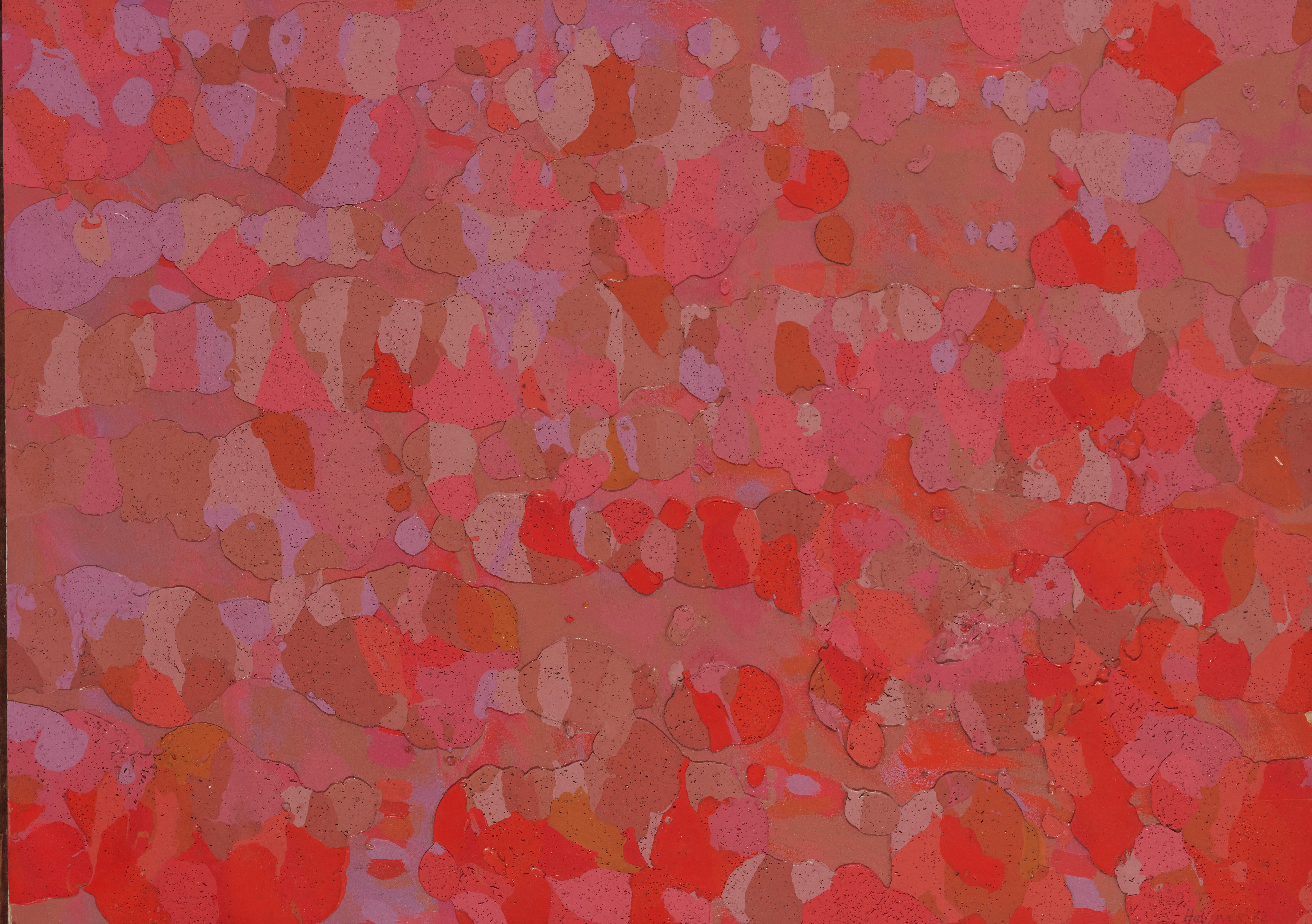 George Haynes, Chantilly, 1972, compressed acrylic on paper on board, 39.4 x 55cm