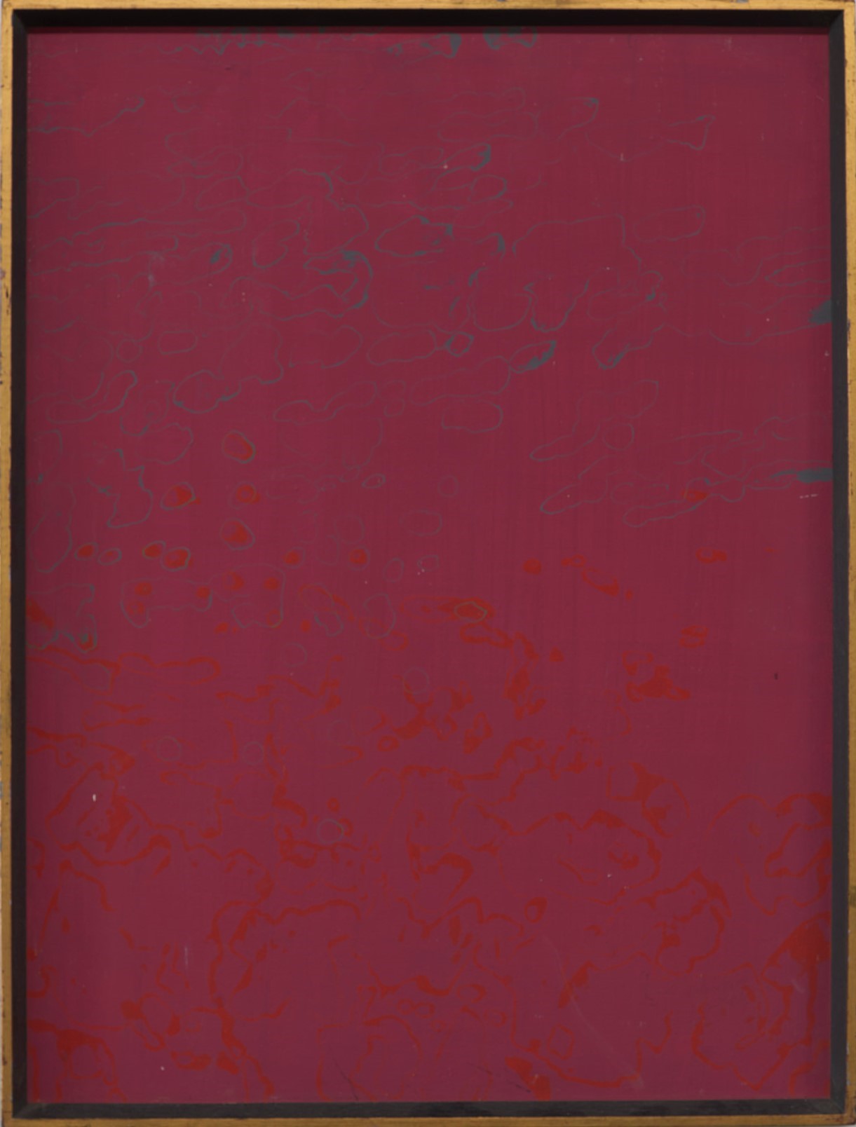 George Haynes, Pool Study, c.1972, acrylic on board, 60 x 45cm