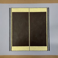 Trevor Vickers, Untitled, c.1970, acrylic on card, 41.5 x 51cm