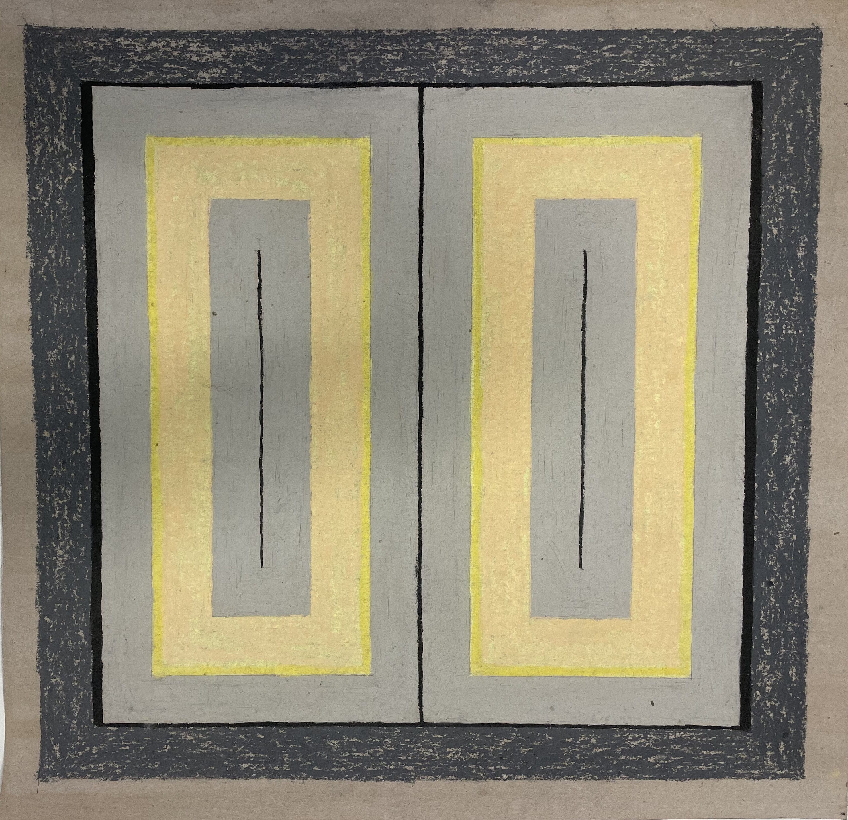 Trevor Vickers, Untitled, c.1970, pastel on paper, 49 x 50.5cm