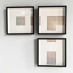 Sarah Thornton-Smith, Dis-connected Series 1, gouache on paper, 31 x 31cm each