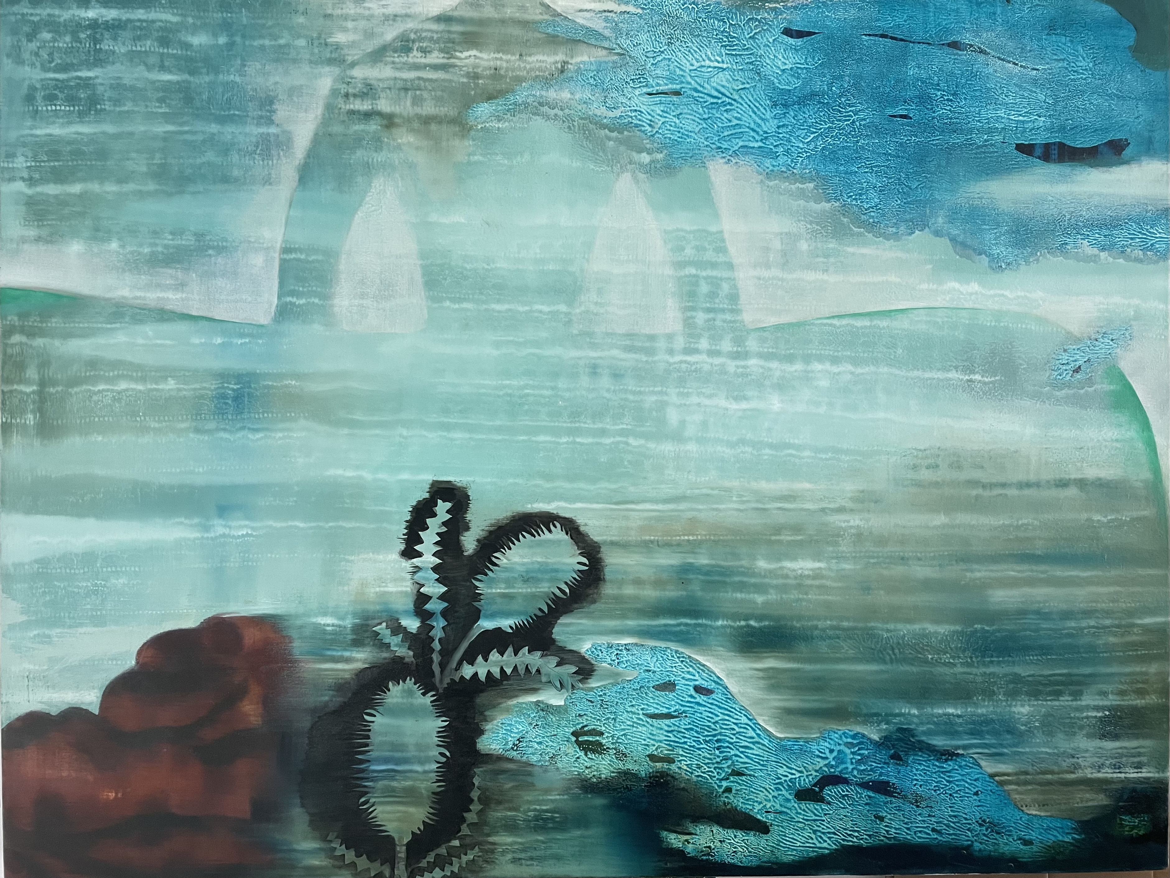 Jo Darbyshire, My Mantua-Banksia Dream, 2009, oil on canvas, 130 x 100cm