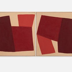 Giles Hohnen, 2023#4, 2023, oil on canvas, 50 x 47cm each (4 panels)