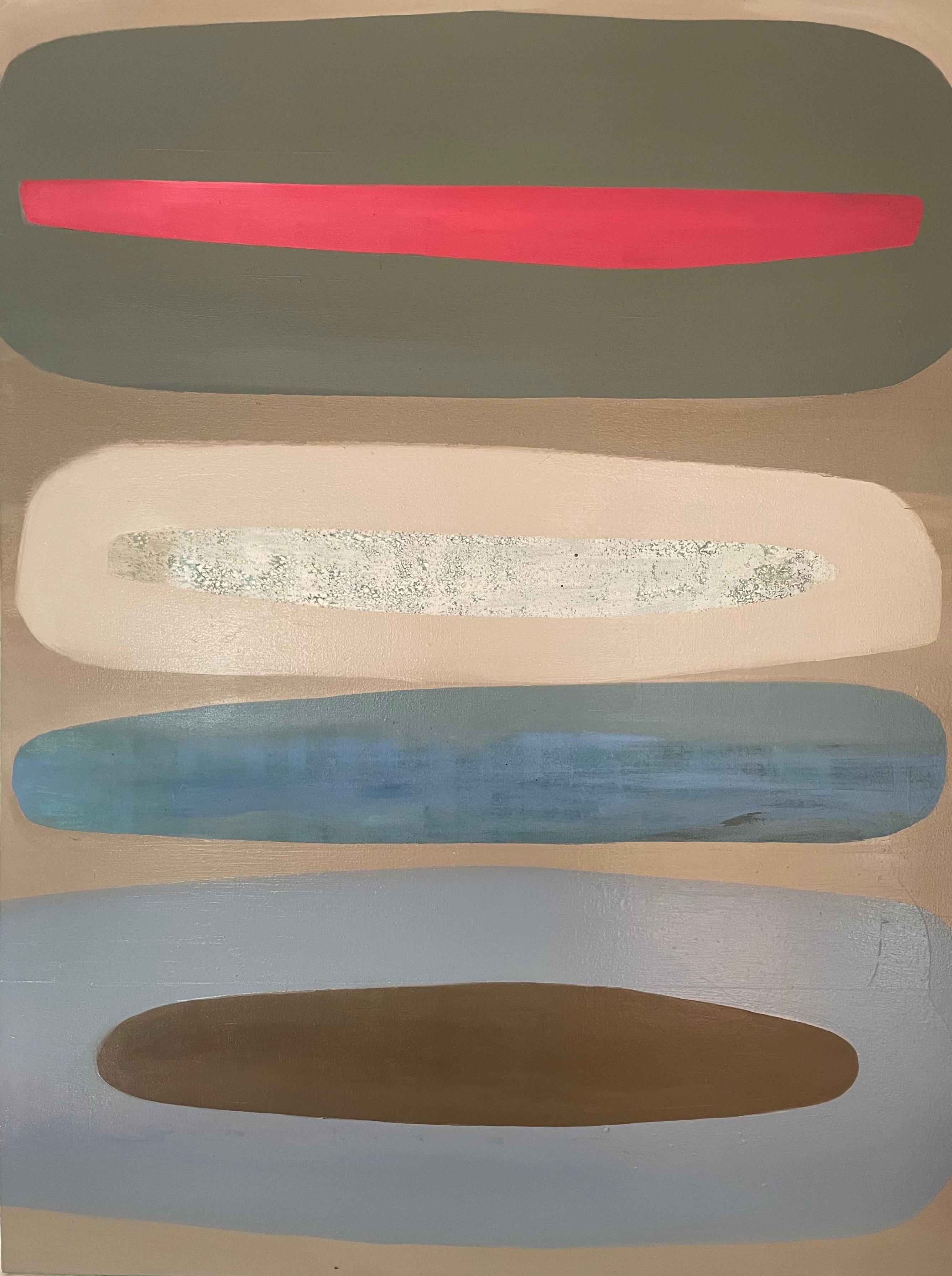 Jo Darbyshire, Pink Lake (Salt), 2023, oil on canvas, 122 x 90cm