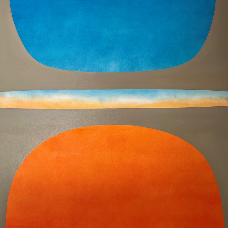 Jo Darbyshire, Mirage 1, 2023, oil on canvas, 150 x 150cm