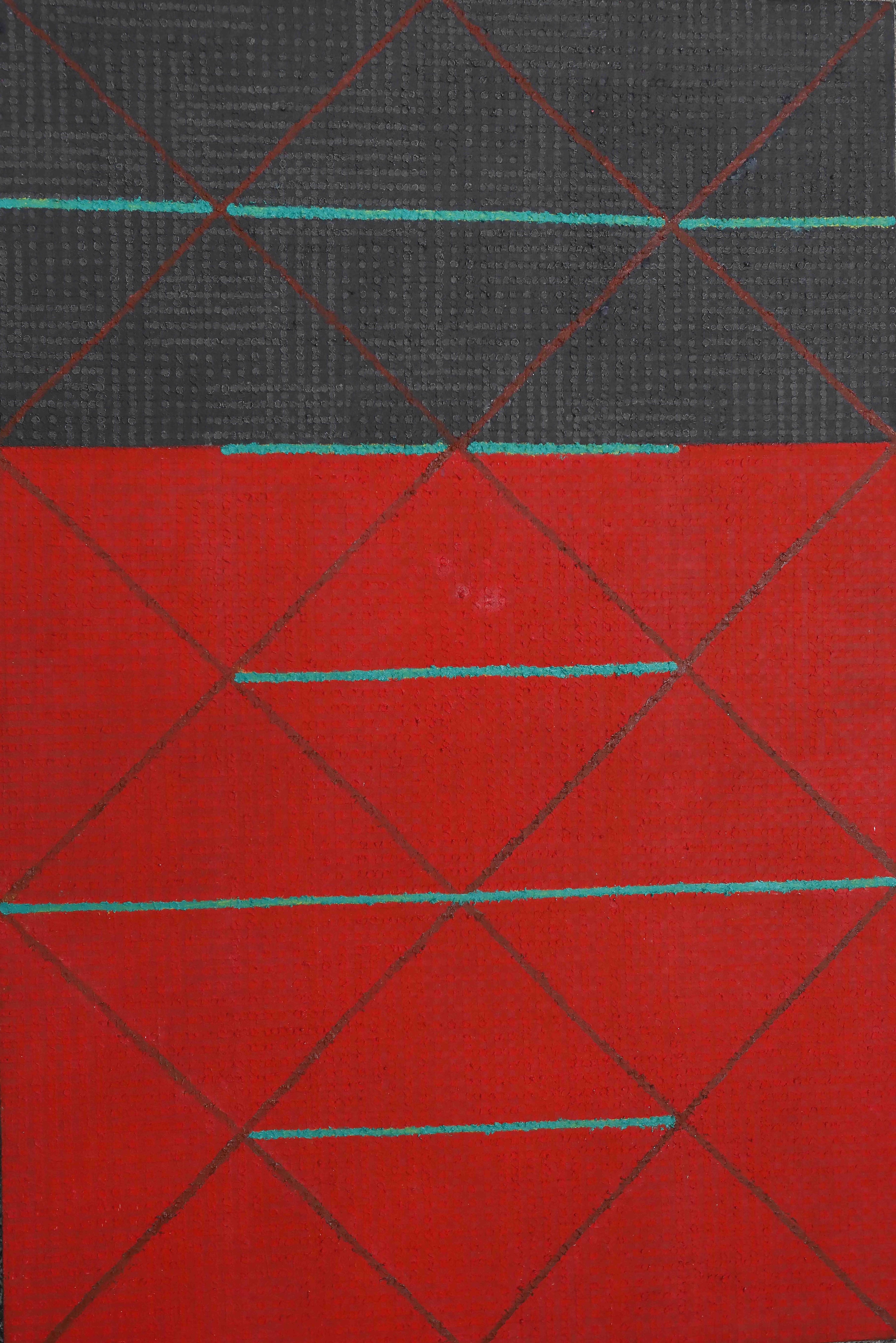 Galliano Fardin, Nove (detail), 2024, acrylic on board, 90 x 60cm (9 panels) (4)