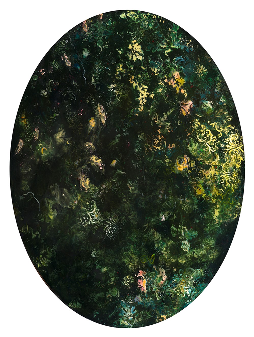 Angela Stewart, Cogitatio 9, 2017, oil and acrylic on board, 90 x 68cm