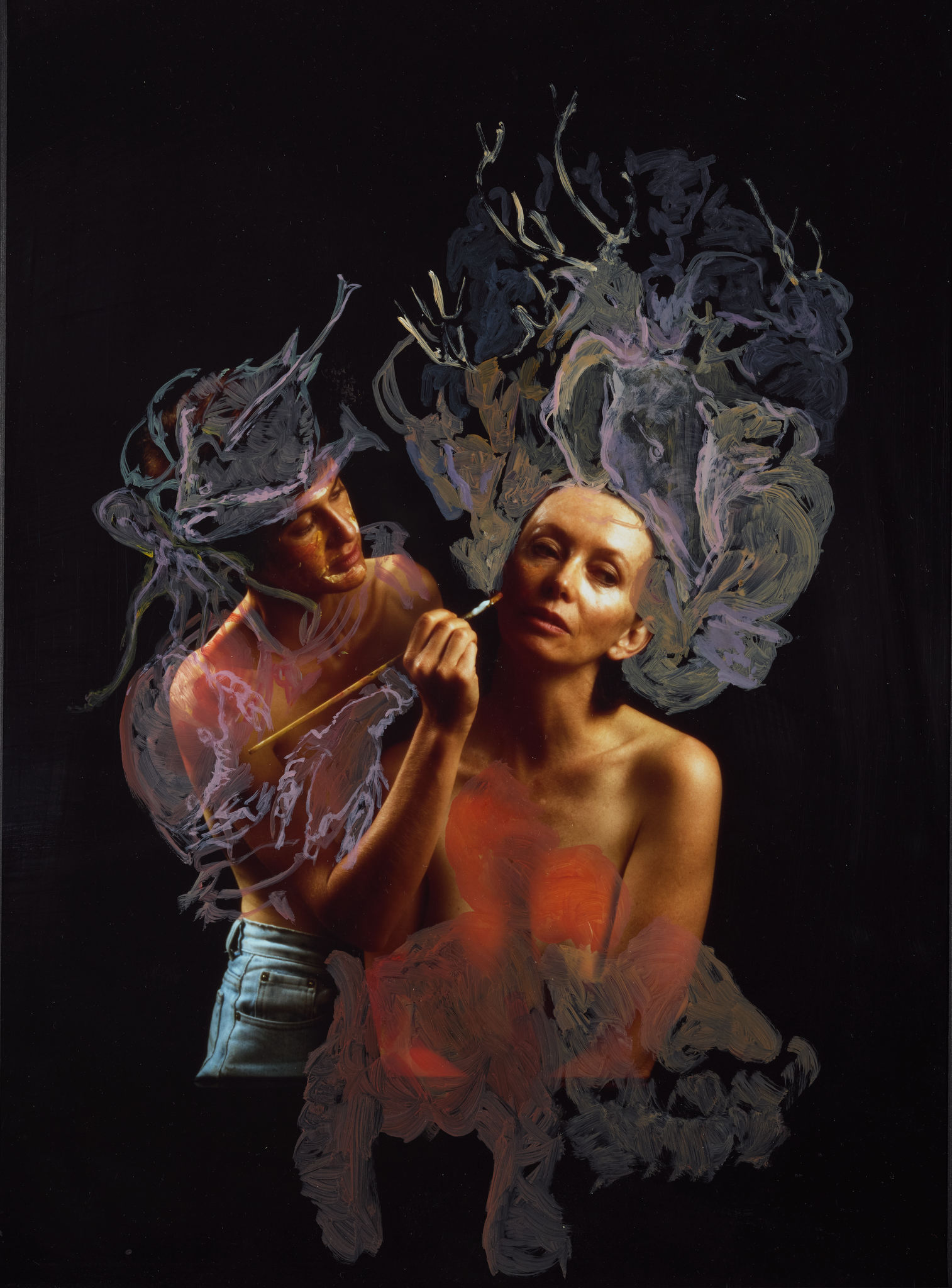 Angela Stewart, Arcimboldo’s ‘Water’ Meets ‘Earth’ 1566–1570, 2004, oil on cibachrome, 38 x 28cm