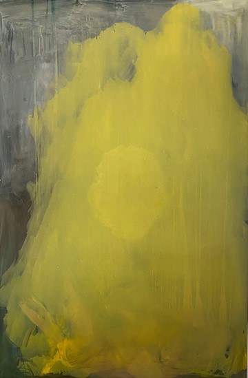 Angela Stewart, Dust, 2023, oil on canvas, 153 x 101cm