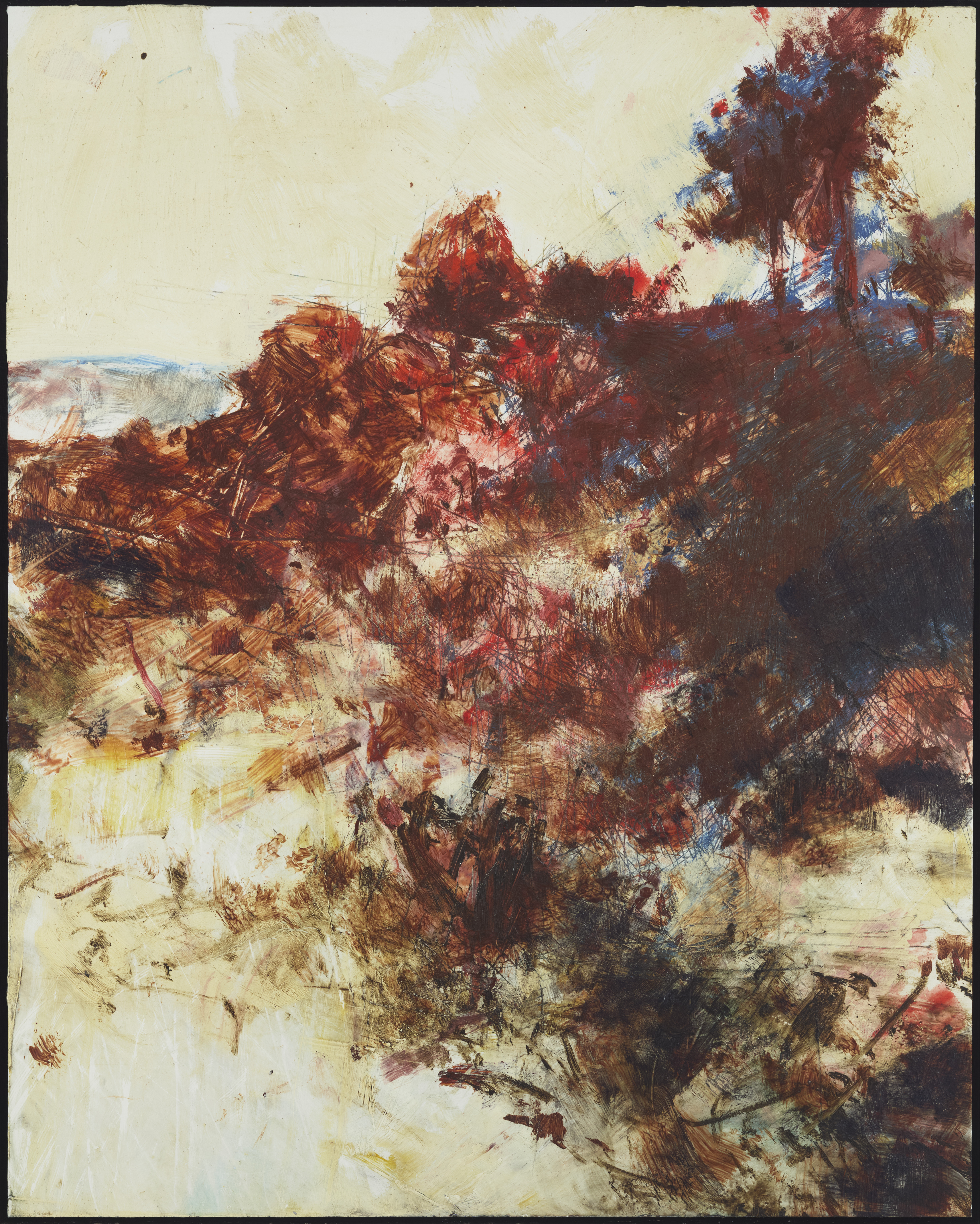 Merrick Belyea, Darling Range Near North Dandalup, 2024, oil on aluminium, 49.5 x 39.5cm