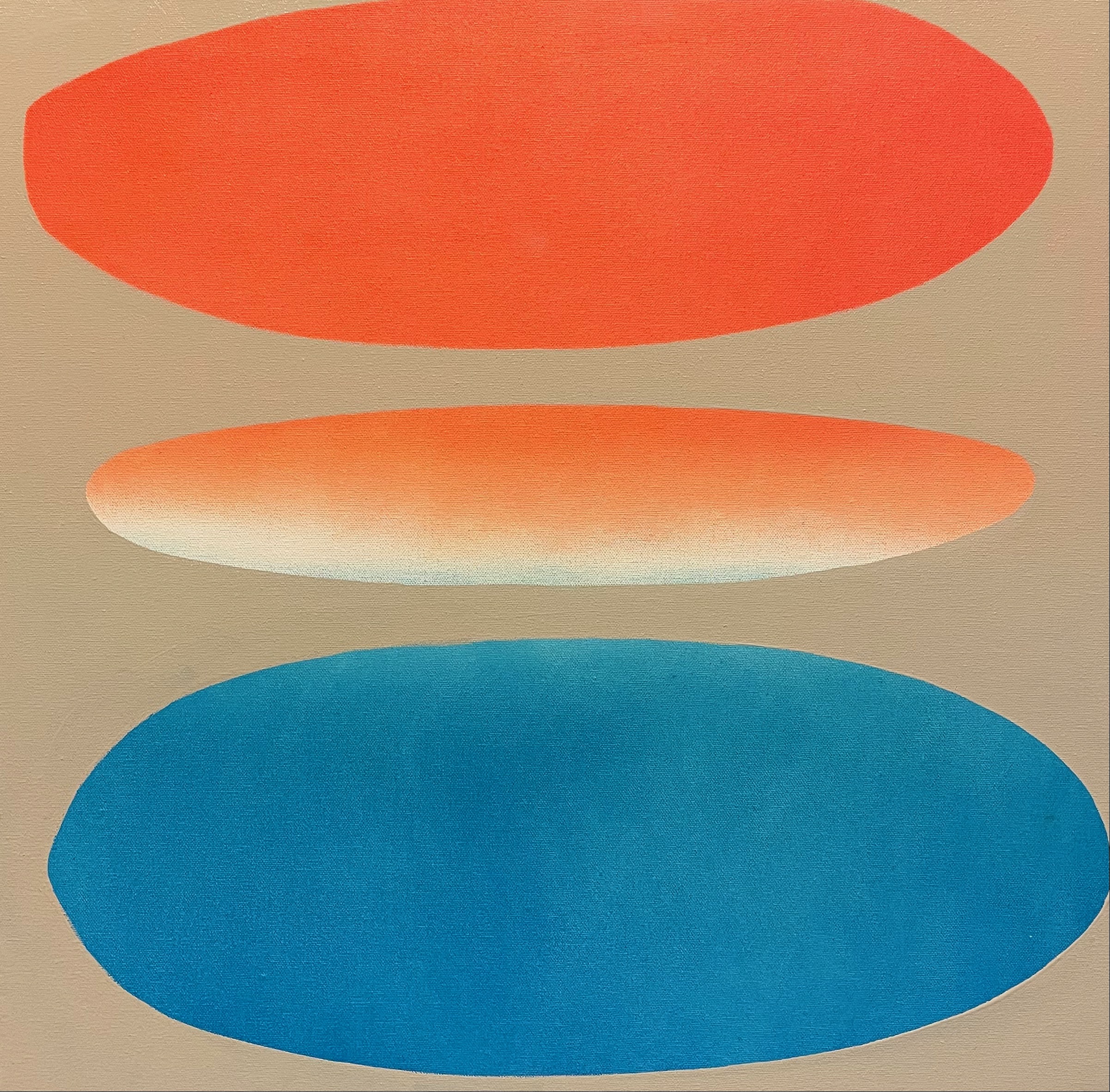 Jo Darbyshire, North Lake Grace, 2024, oil on canvas, 60 x 60cm