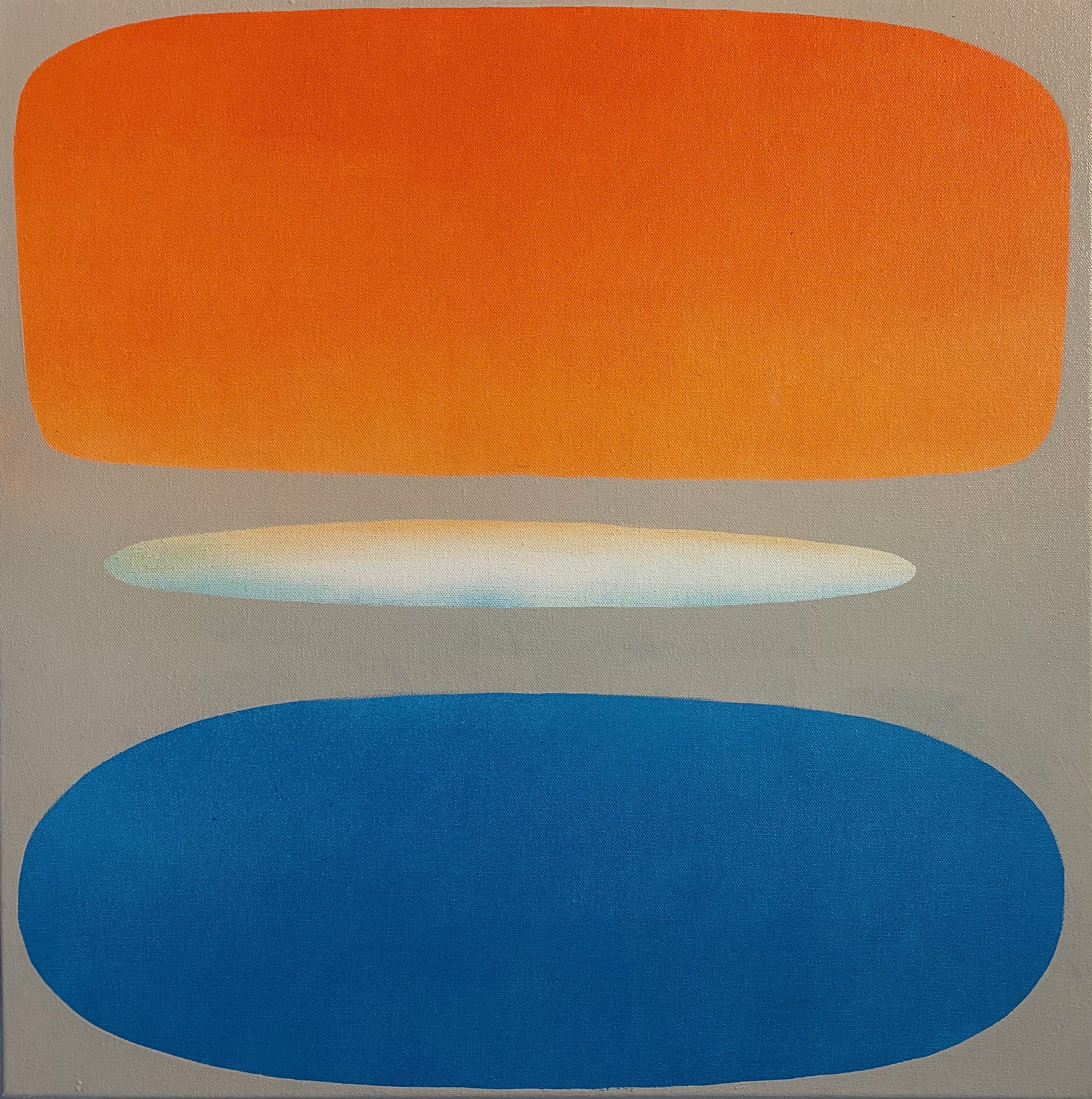 Jo Darbyshire, East Lake Grace, 2024, oil on canvas, 60 x 60cm