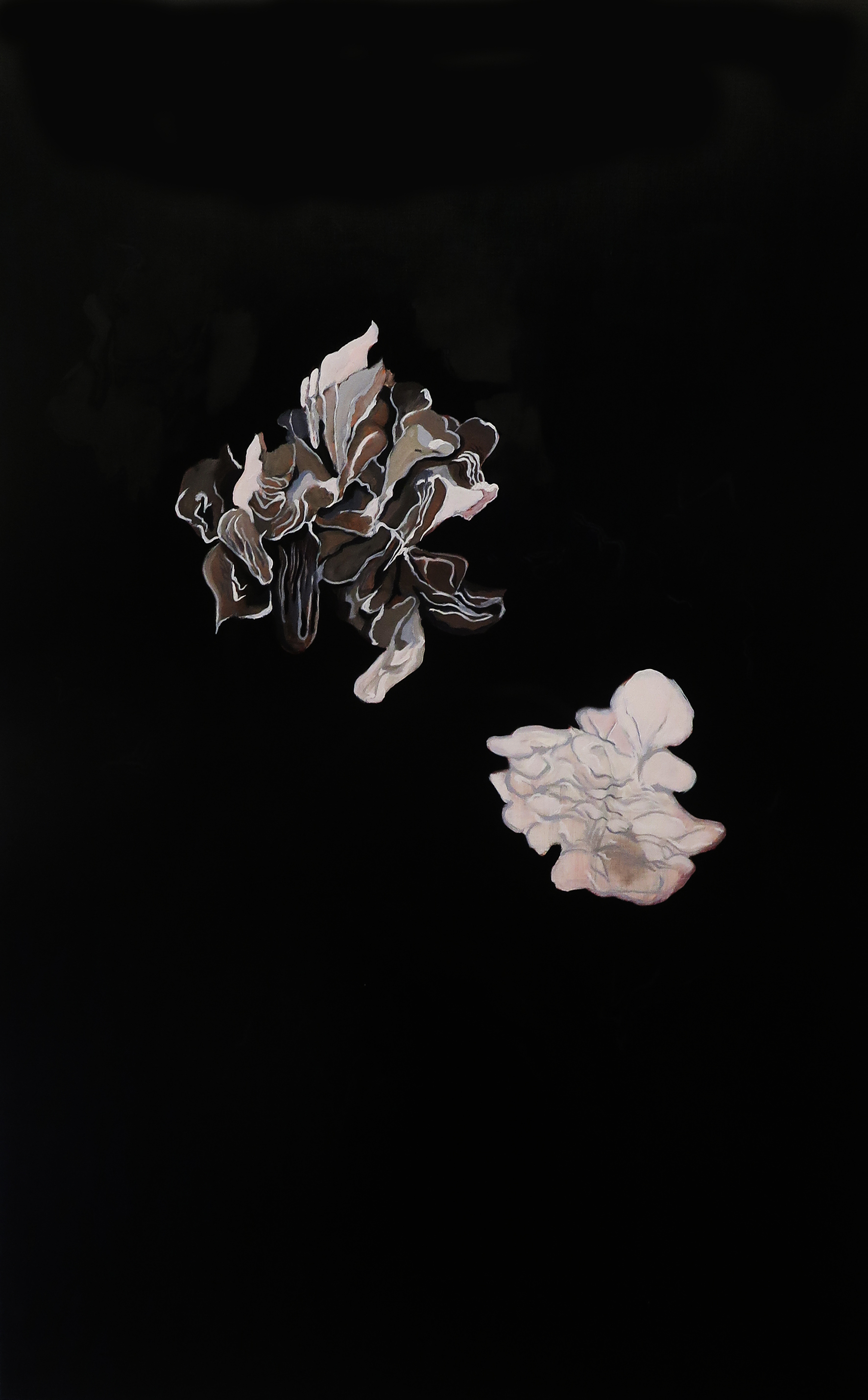 Paul Uhlmann, Becoming Flower, 2024, oil on canvas, 142 x 91.5cm