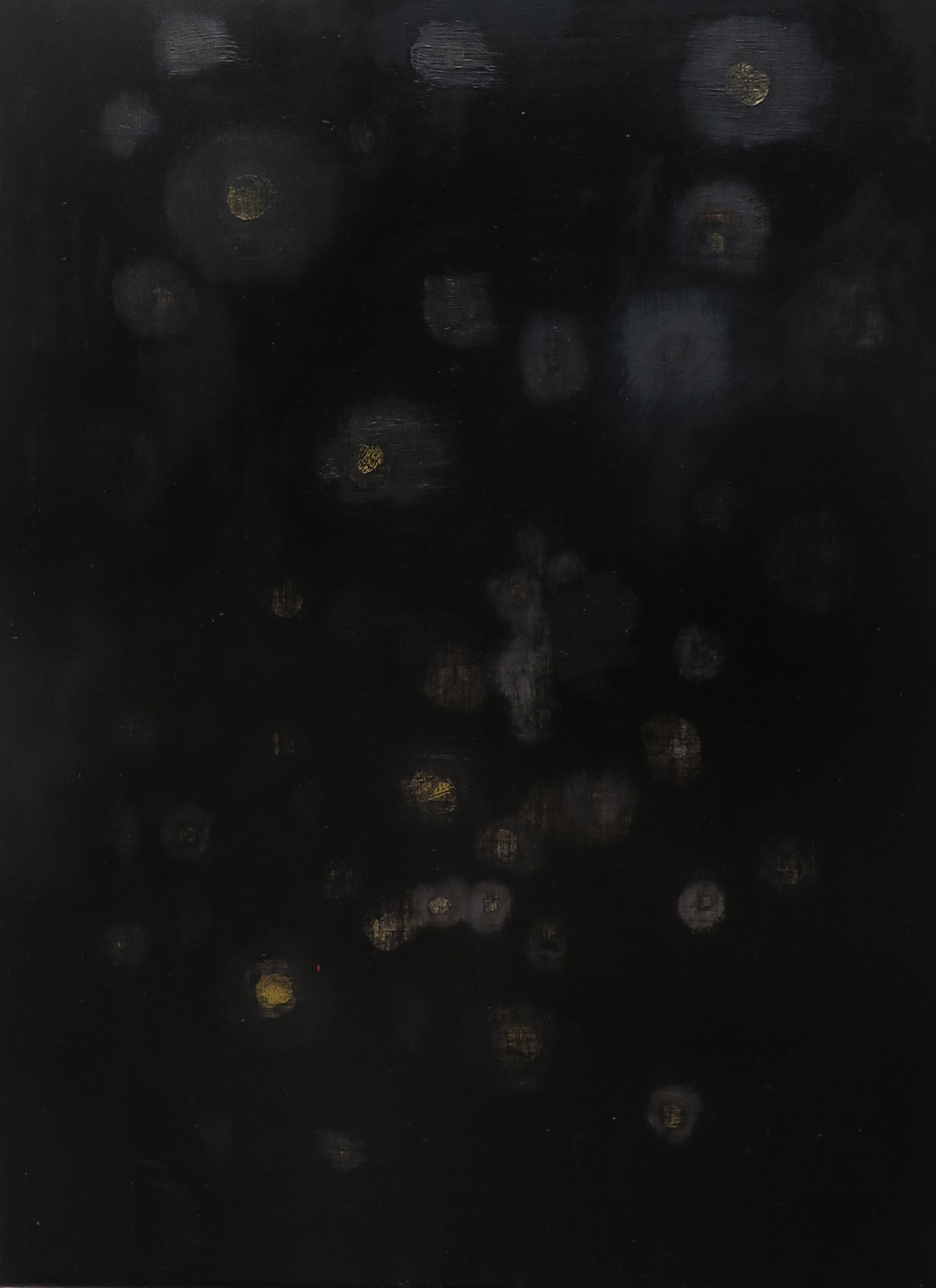 Paul Uhlmann, Night Painting (Southern Skies), 2024, oil on canvas, 41.5 x 30cm
