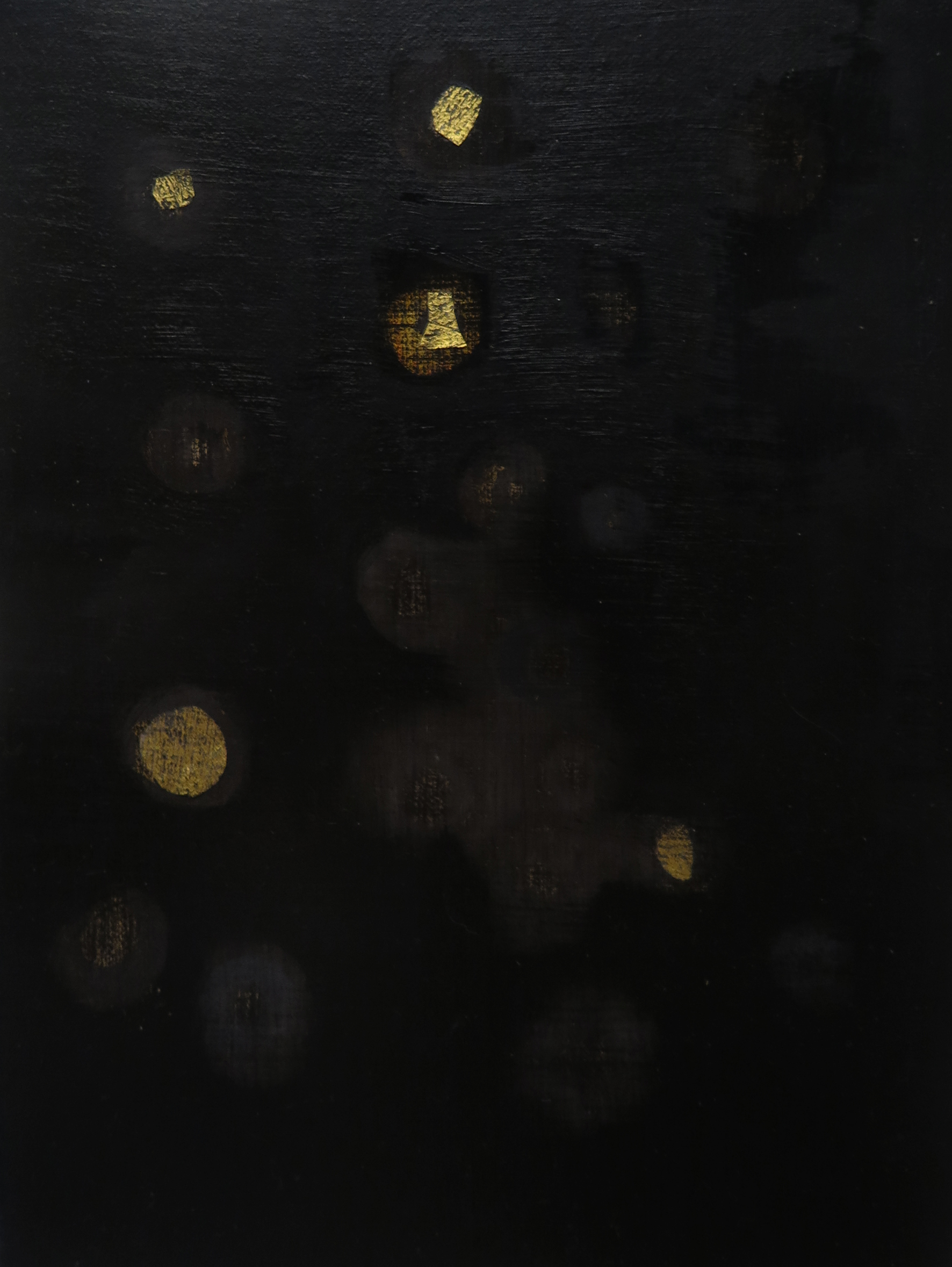 Paul Uhlmann, Small Night Painting II (Southern Skies), 2024, oil on canvas, 24 x 18cm