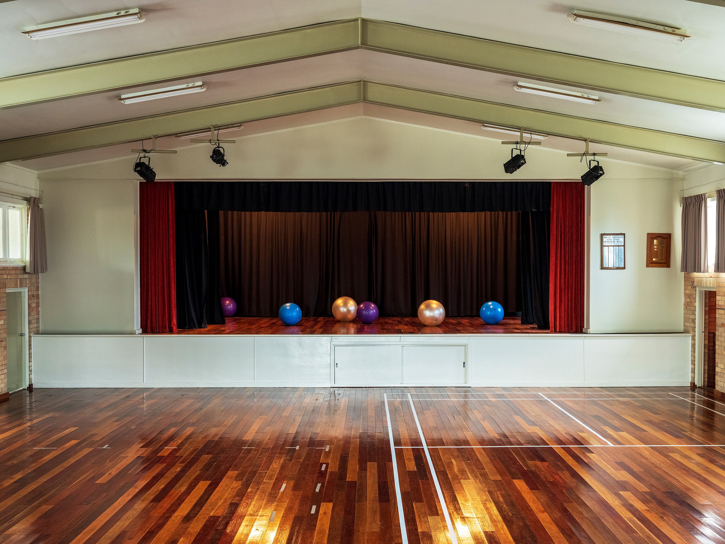 Brad Rimmer, Darkan Town Hall, Autumn 2021, 2024, archival pigment print, 75 x 100cm, AP1