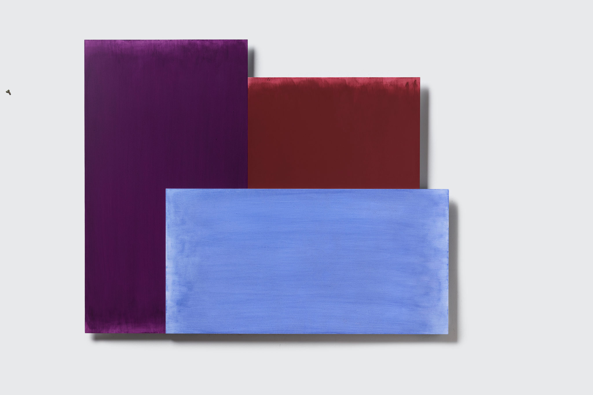 Jurek Wybraniec, Proposition (Assemblage 15), 2024, acrylic paint on aluminium composite panel, 70 x 86.7cm